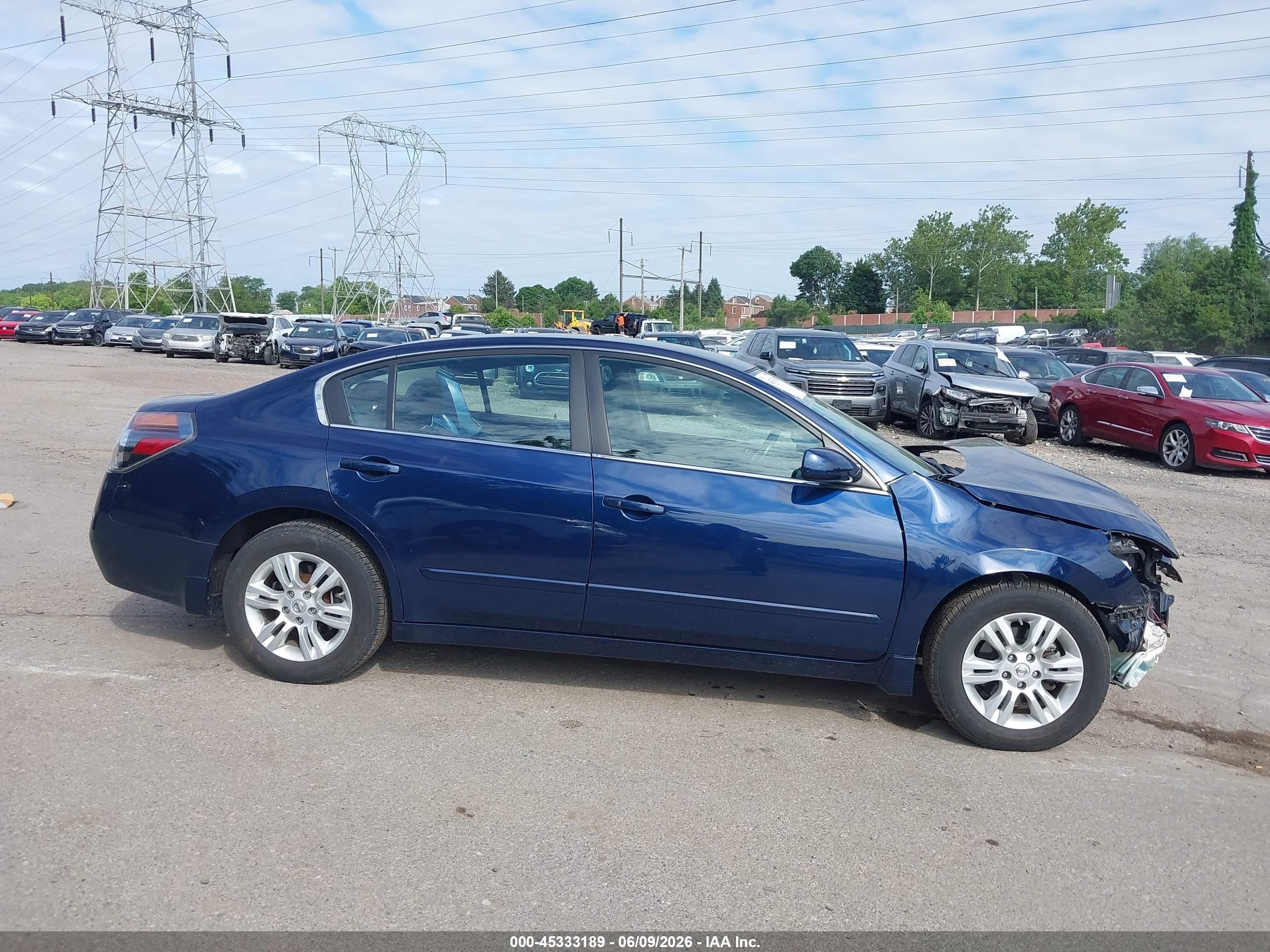 2012 Nissan Altima 2.5 S Синий vin: 1N4AL2AP7CC221008