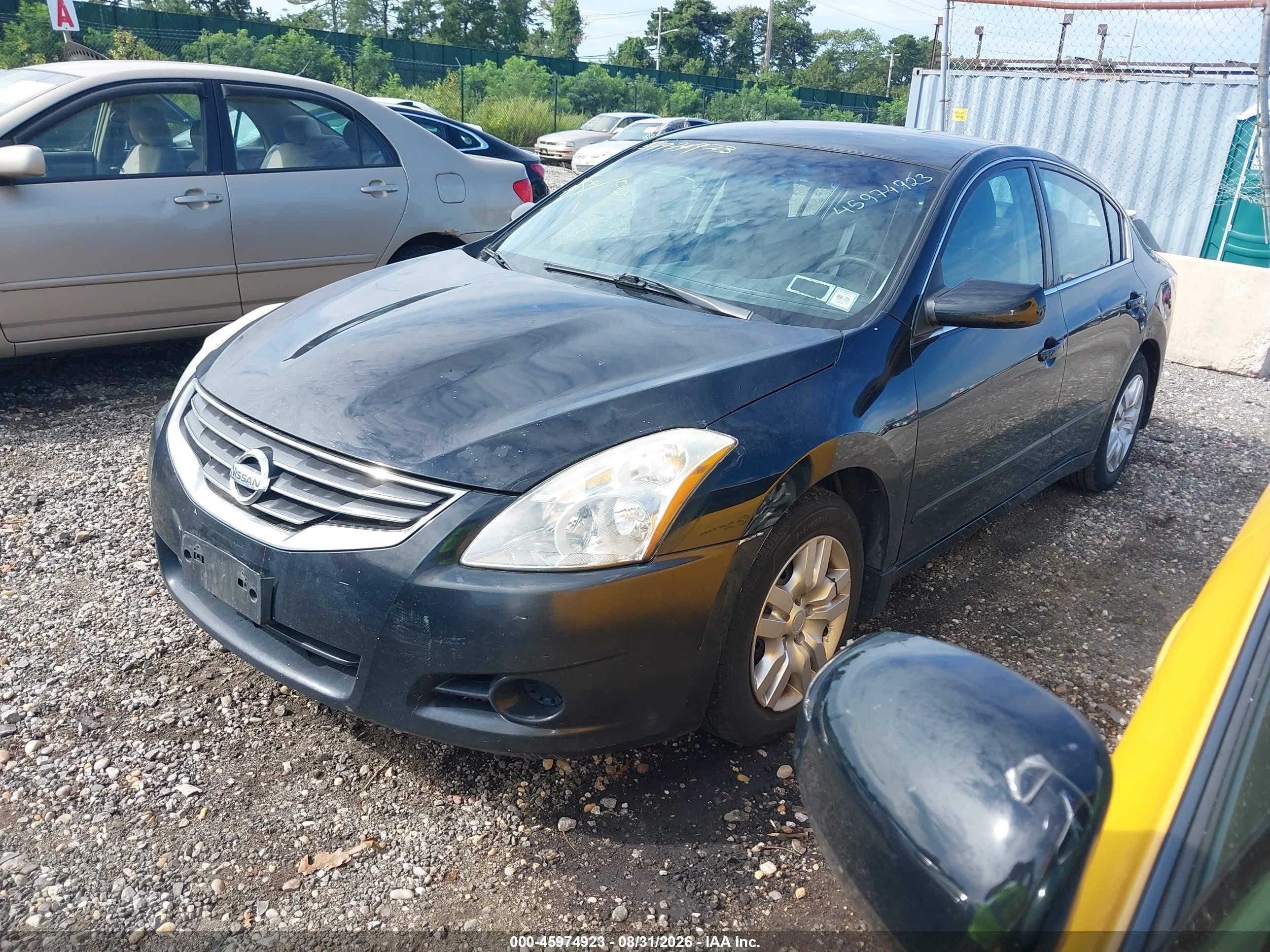 2012 Nissan Altima 2.5 S Black vin: 1N4AL2AP7CN402484