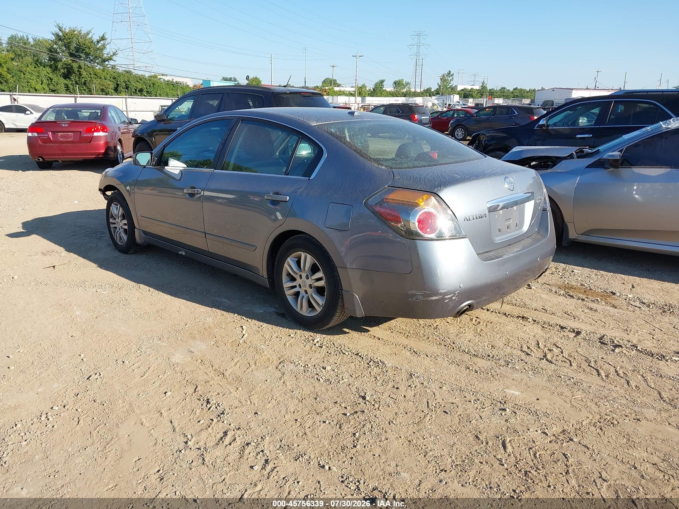 2012 Nissan Altima 2.5 S Серый vin: 1N4AL2AP7CN411301