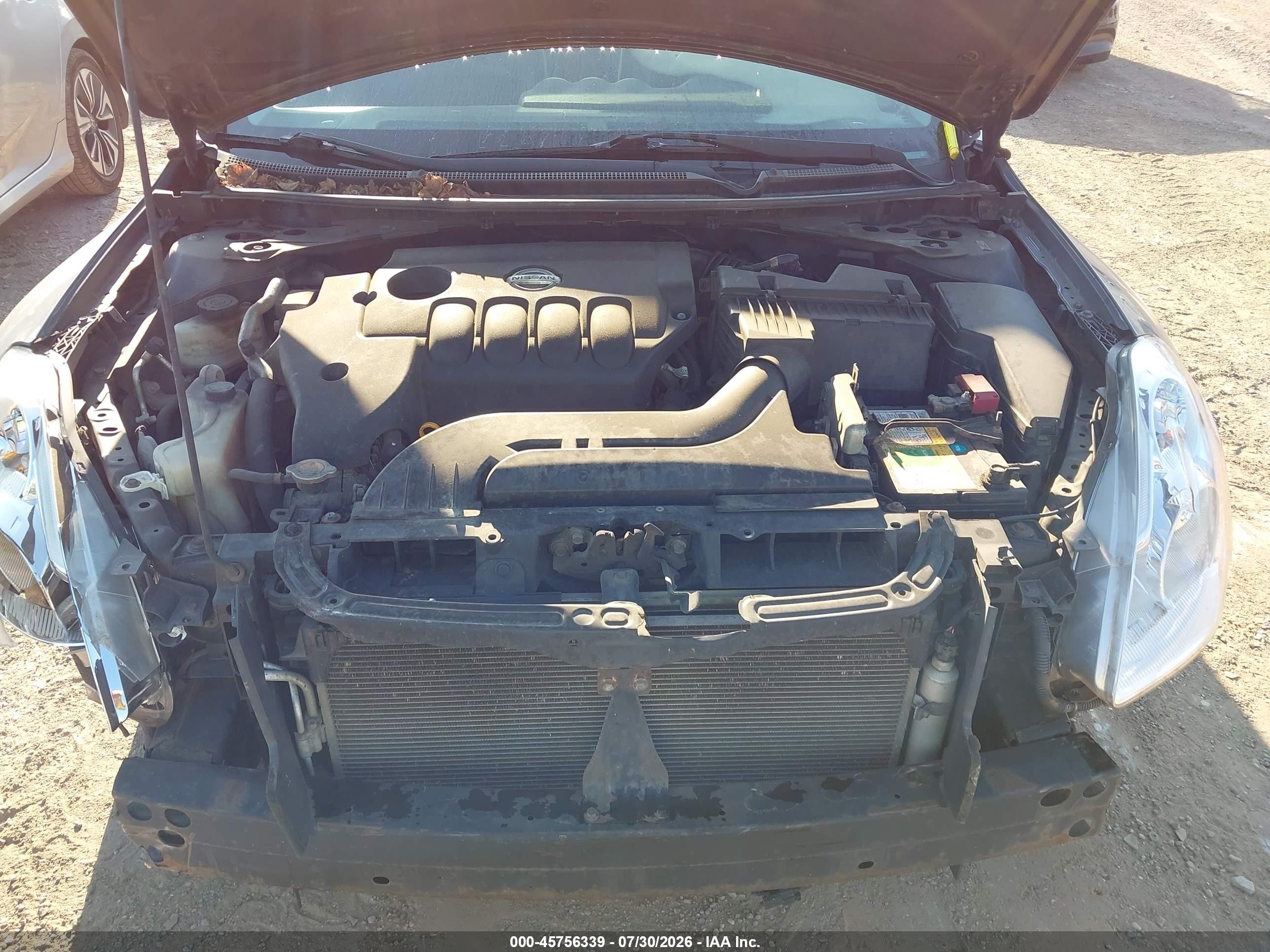 2012 Nissan Altima 2.5 S Серый vin: 1N4AL2AP7CN411301