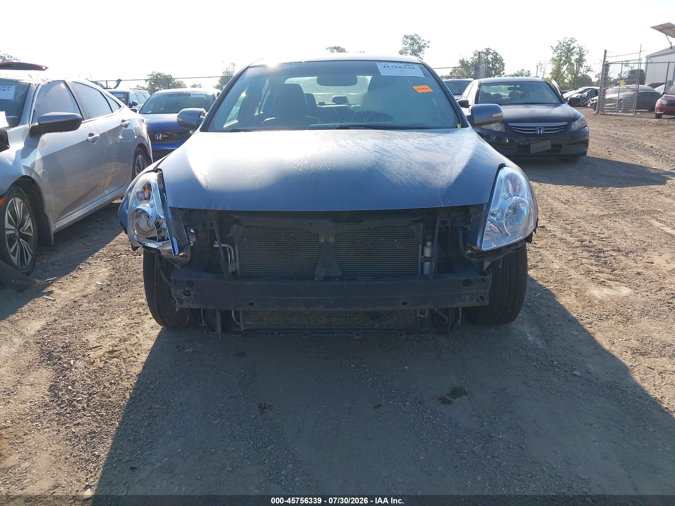 2012 Nissan Altima 2.5 S Серый vin: 1N4AL2AP7CN411301