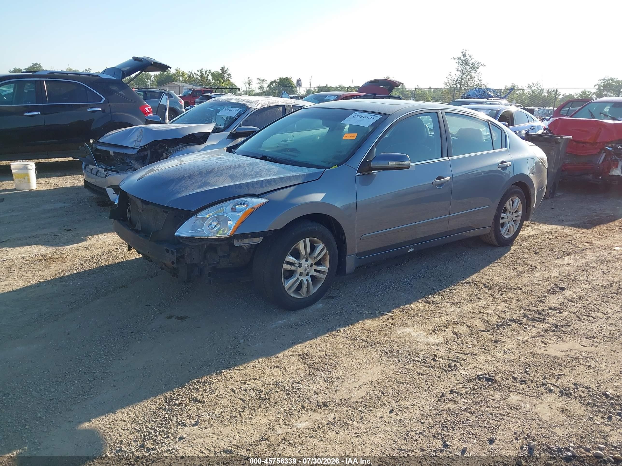 2012 Nissan Altima 2.5 S Серый vin: 1N4AL2AP7CN411301