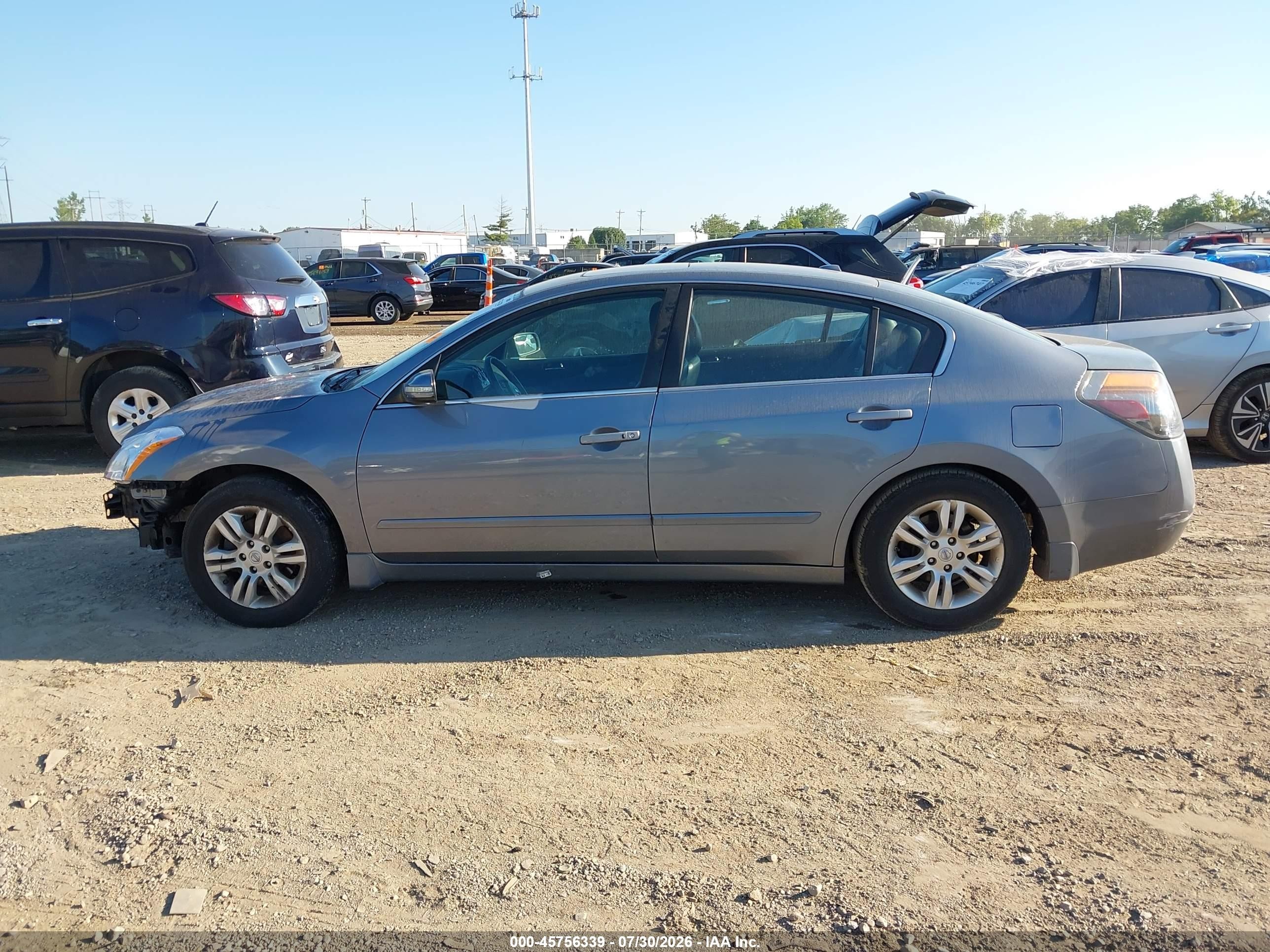 2012 Nissan Altima 2.5 S Серый vin: 1N4AL2AP7CN411301