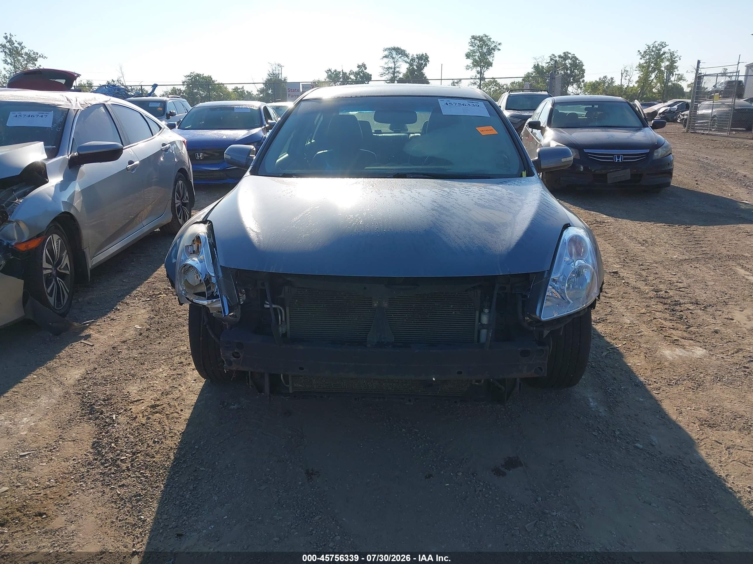 2012 Nissan Altima 2.5 S Серый vin: 1N4AL2AP7CN411301