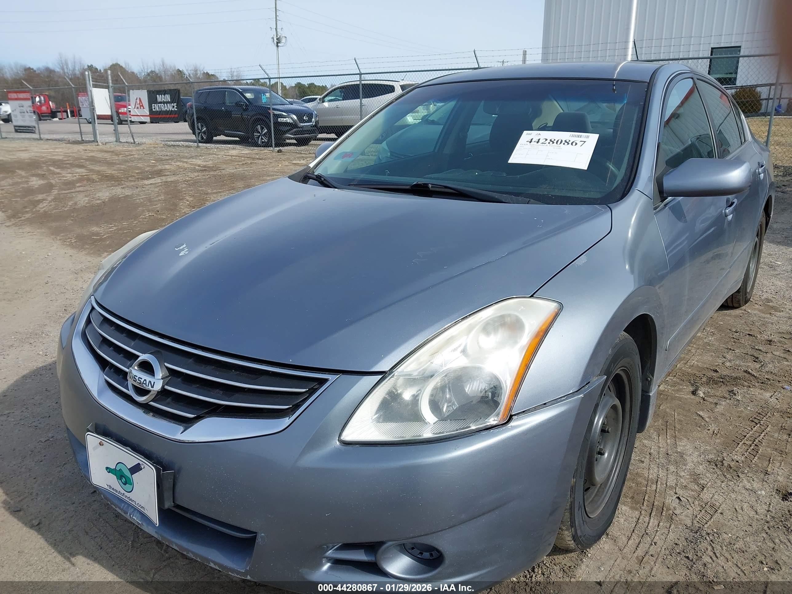 2012 Nissan Altima 2.5 S Silver vin: 1N4AL2AP7CN420130