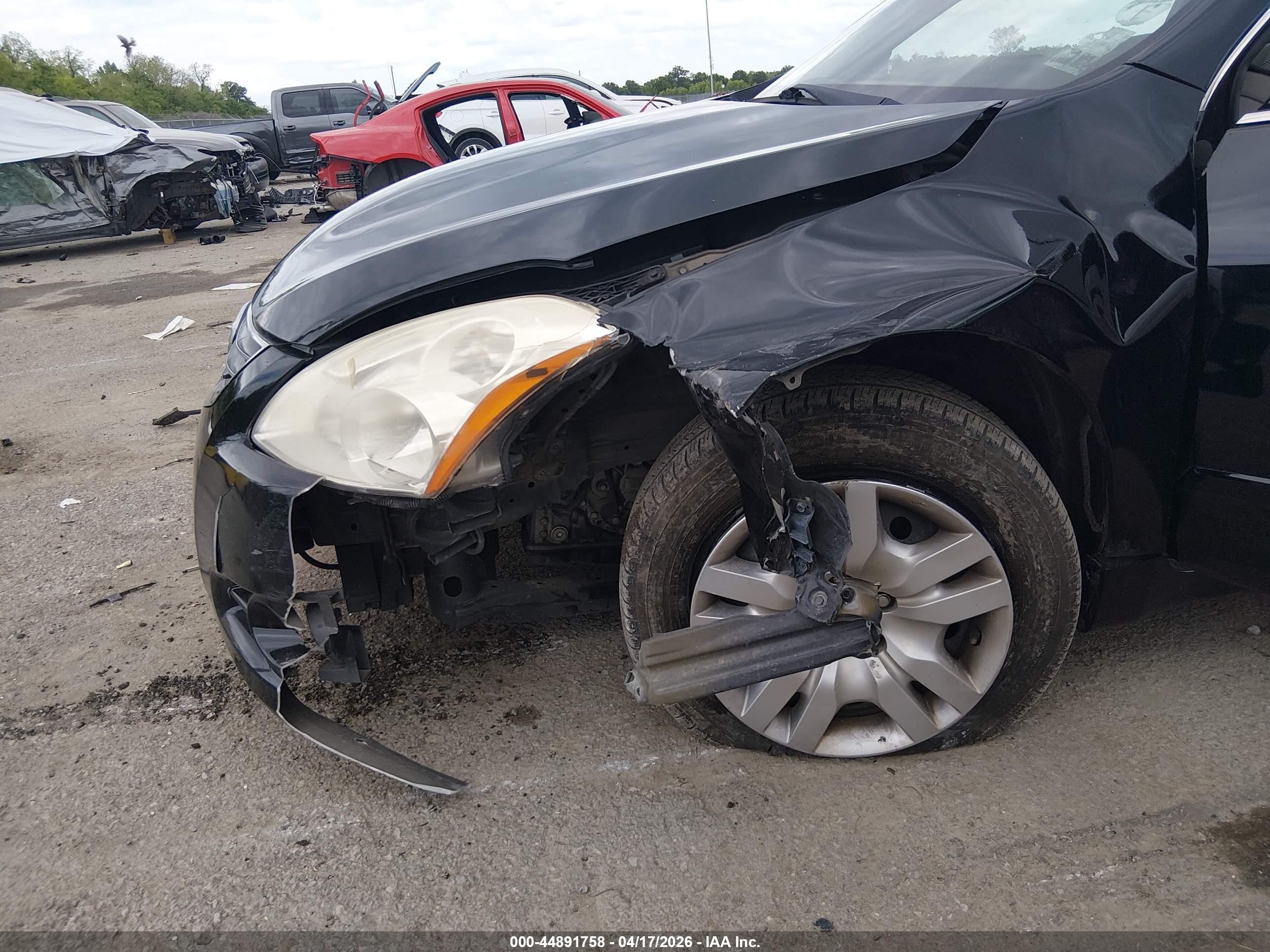 2012 Nissan Altima 2.5 S Черный vin: 1N4AL2AP7CN441544