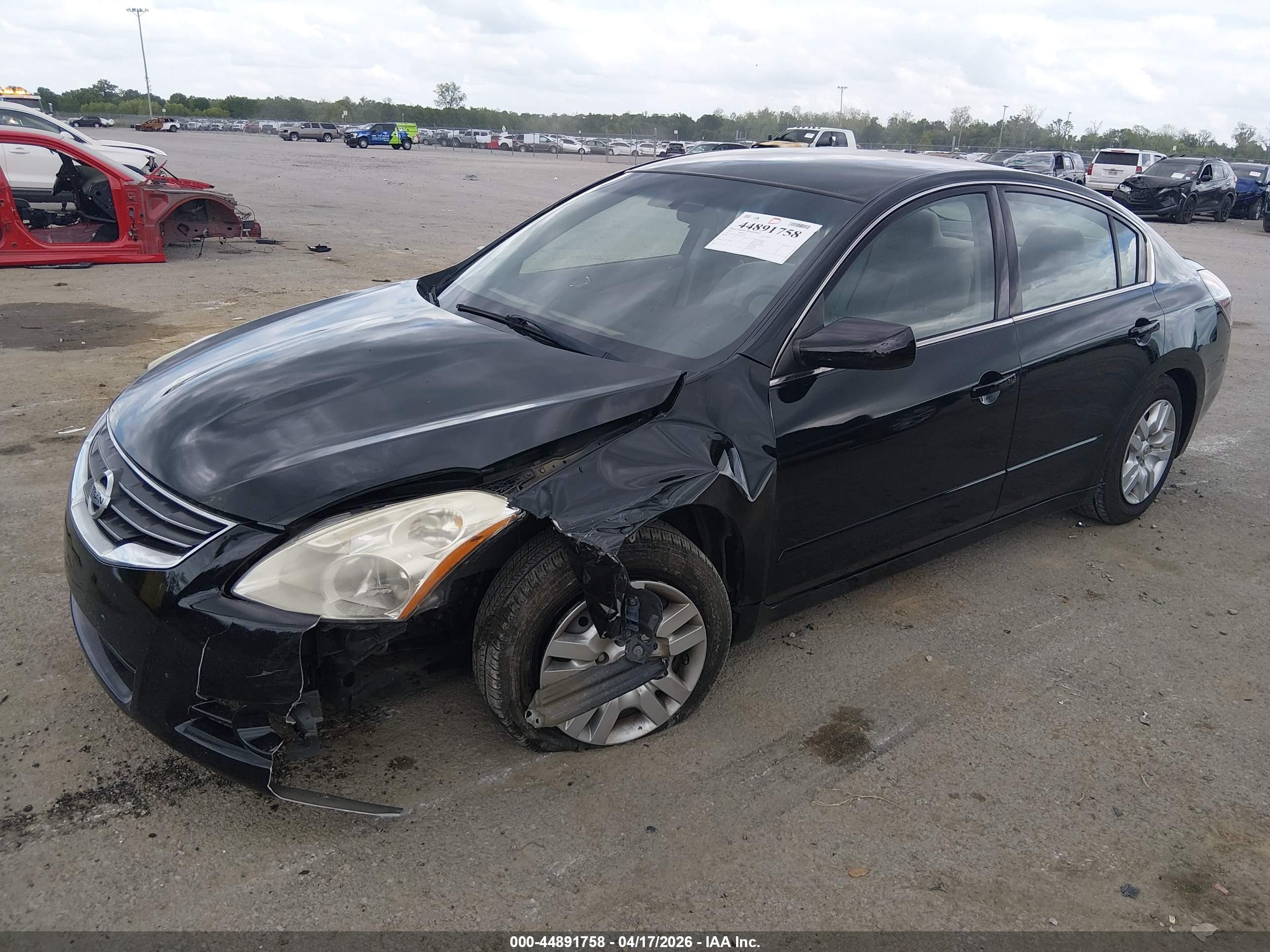 2012 Nissan Altima 2.5 S Черный vin: 1N4AL2AP7CN441544