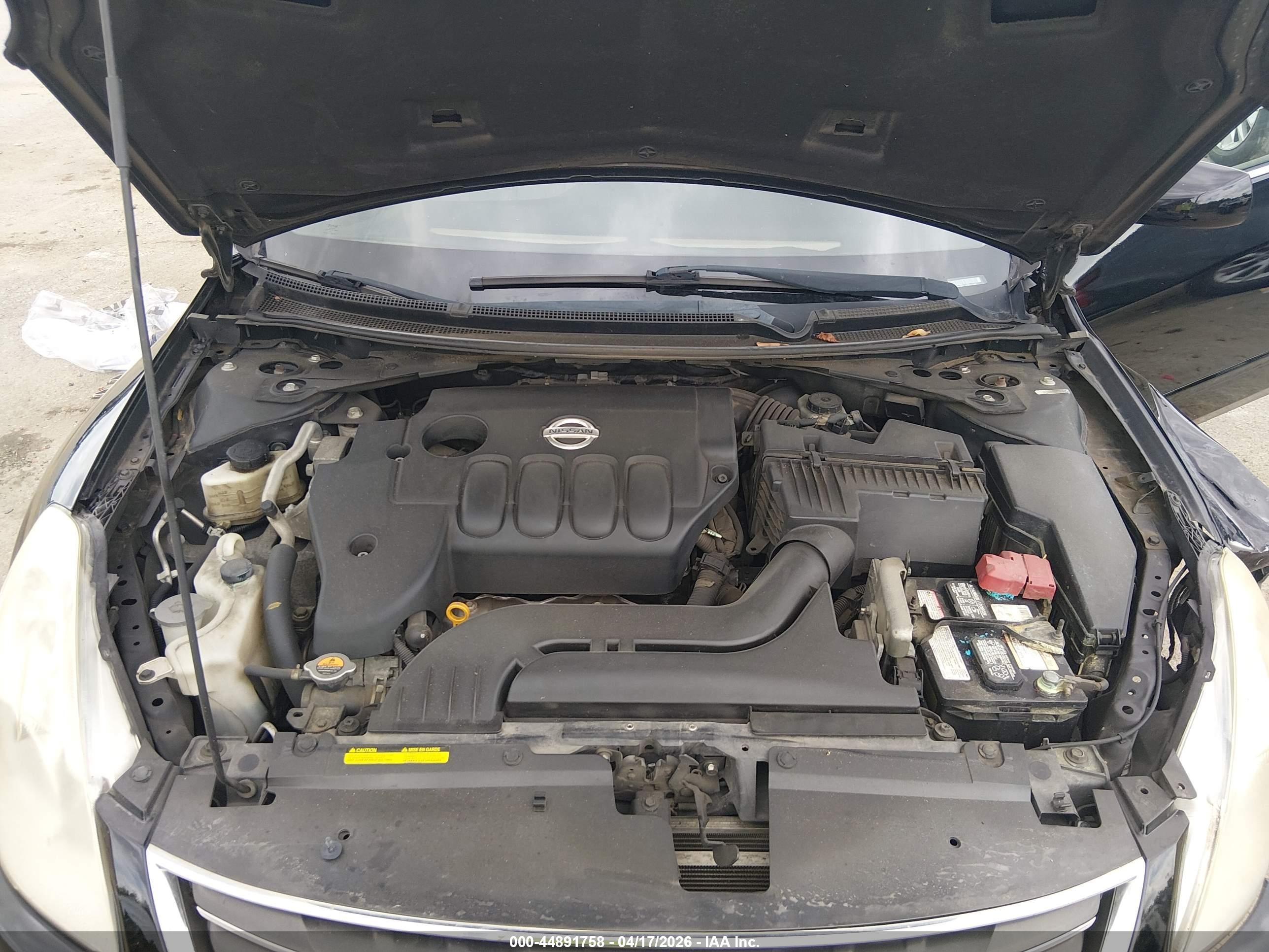 2012 Nissan Altima 2.5 S Черный vin: 1N4AL2AP7CN441544
