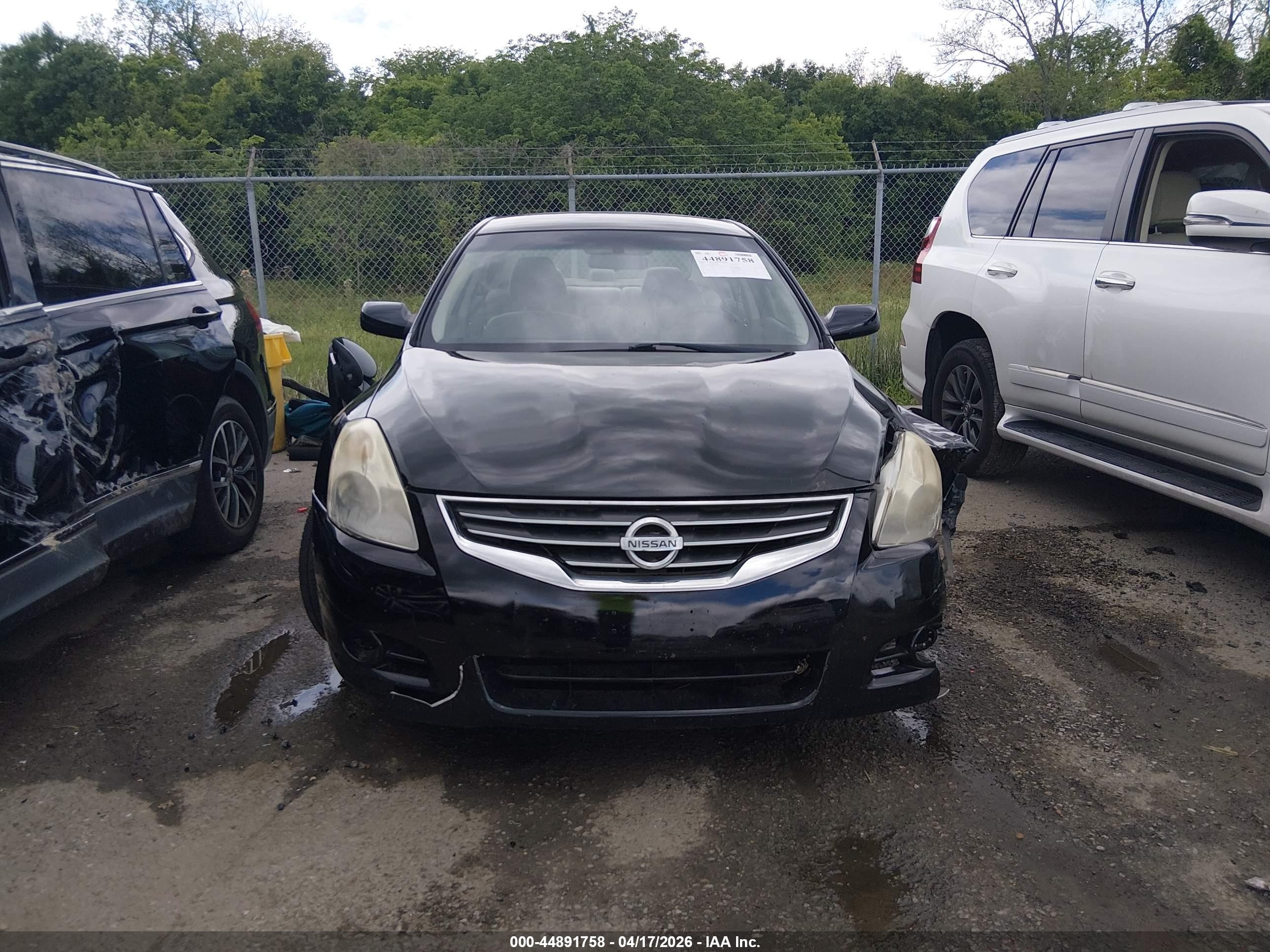 2012 Nissan Altima 2.5 S Черный vin: 1N4AL2AP7CN441544