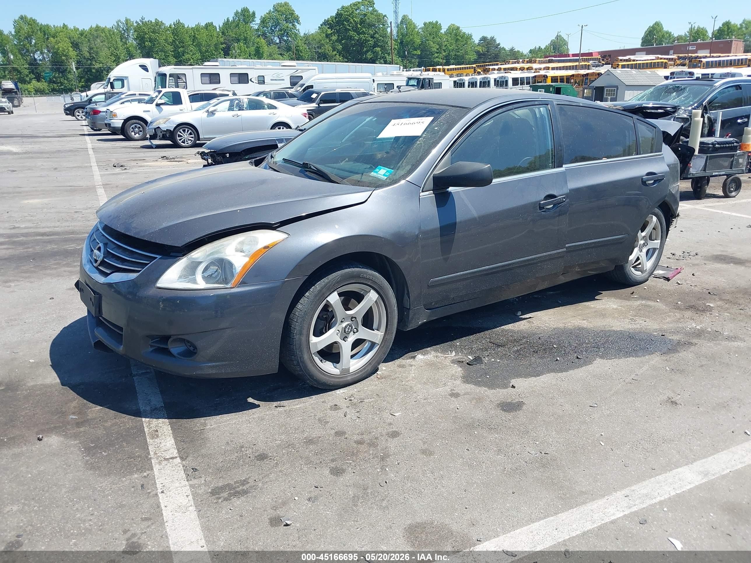 2012 Nissan Altima 2.5 S Серый vin: 1N4AL2AP7CN458036