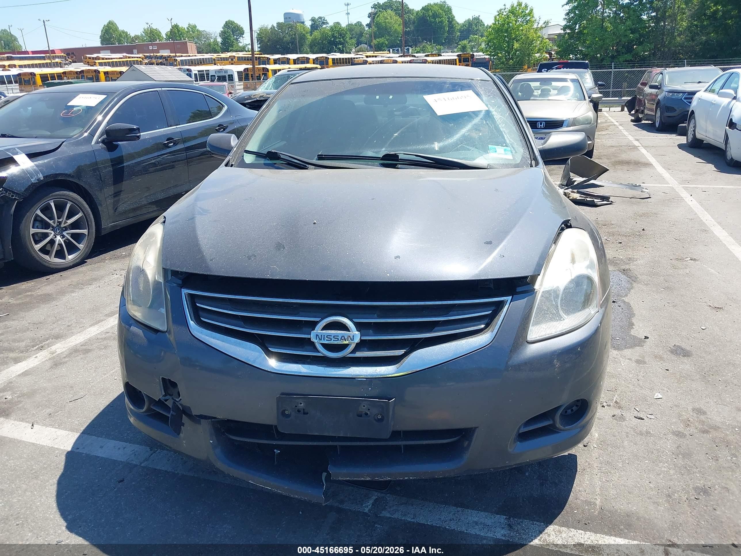 2012 Nissan Altima 2.5 S Серый vin: 1N4AL2AP7CN458036