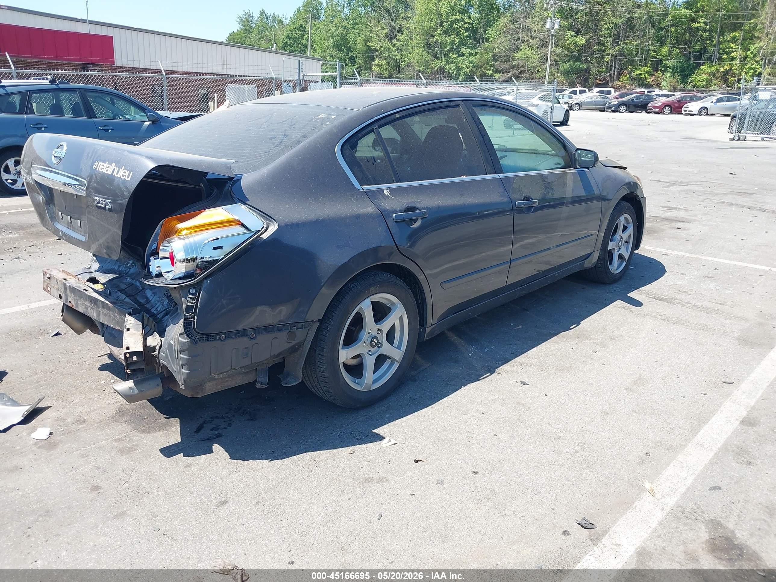 2012 Nissan Altima 2.5 S Серый vin: 1N4AL2AP7CN458036
