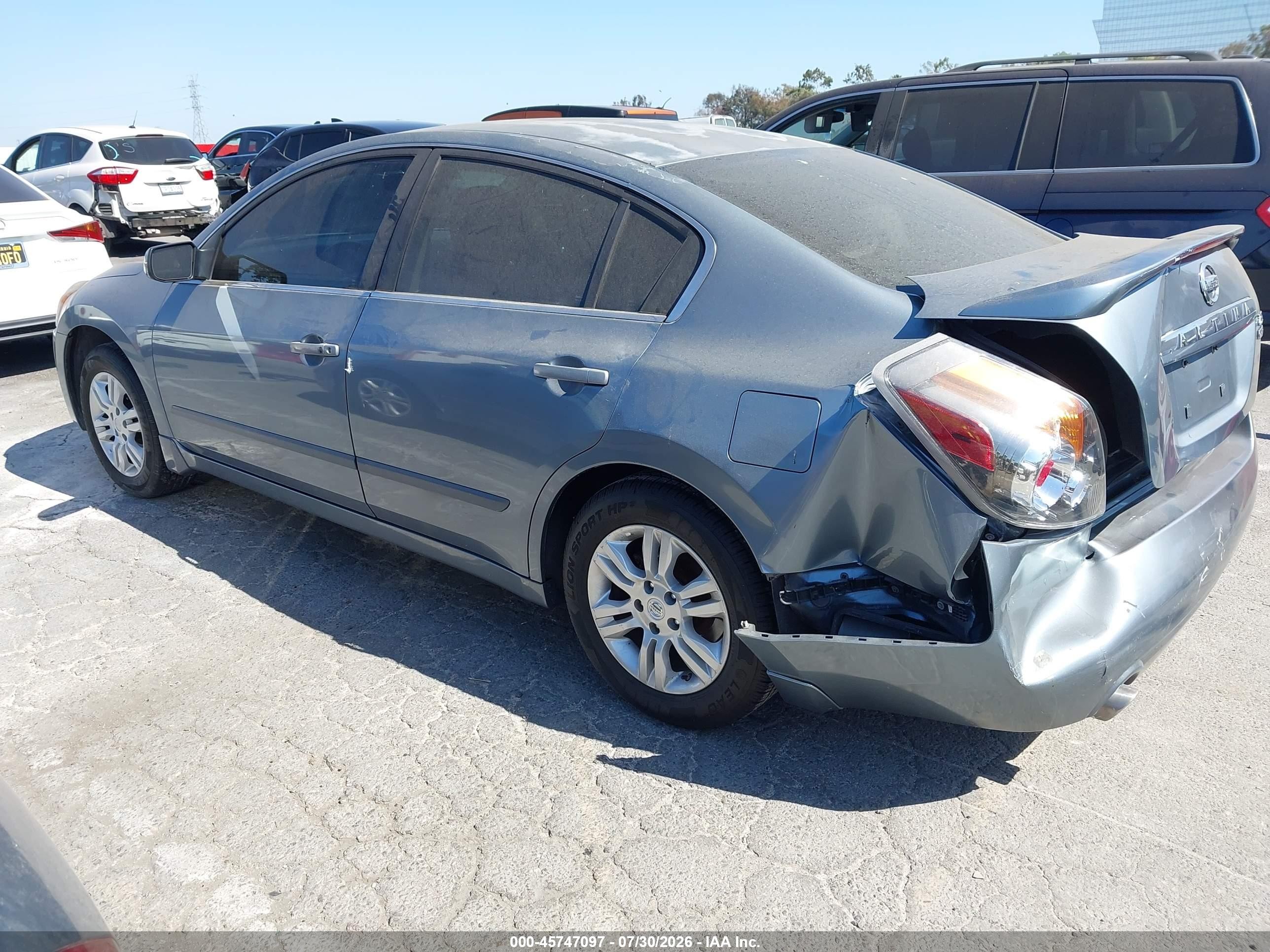 2012 Nissan Altima 2.5 S Blue vin: 1N4AL2AP7CN472373