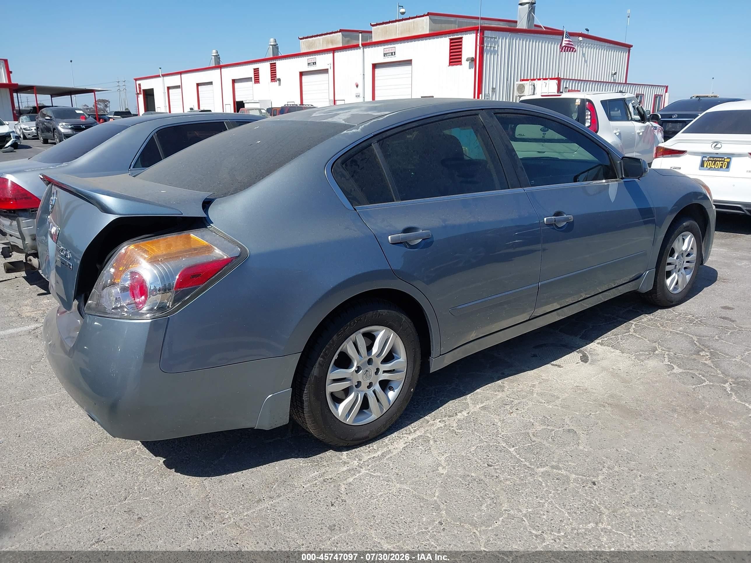 2012 Nissan Altima 2.5 S Blue vin: 1N4AL2AP7CN472373
