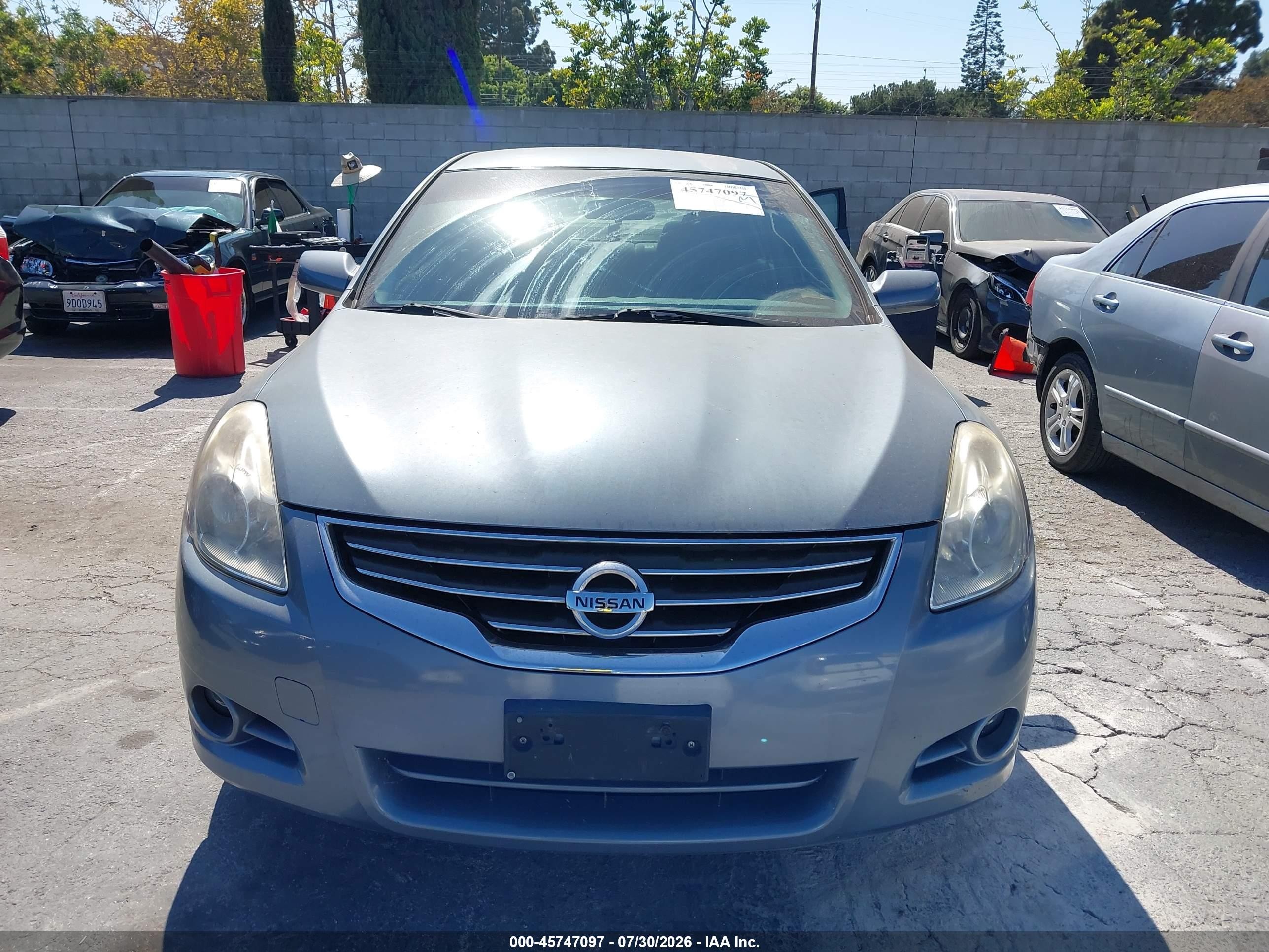 2012 Nissan Altima 2.5 S Blue vin: 1N4AL2AP7CN472373