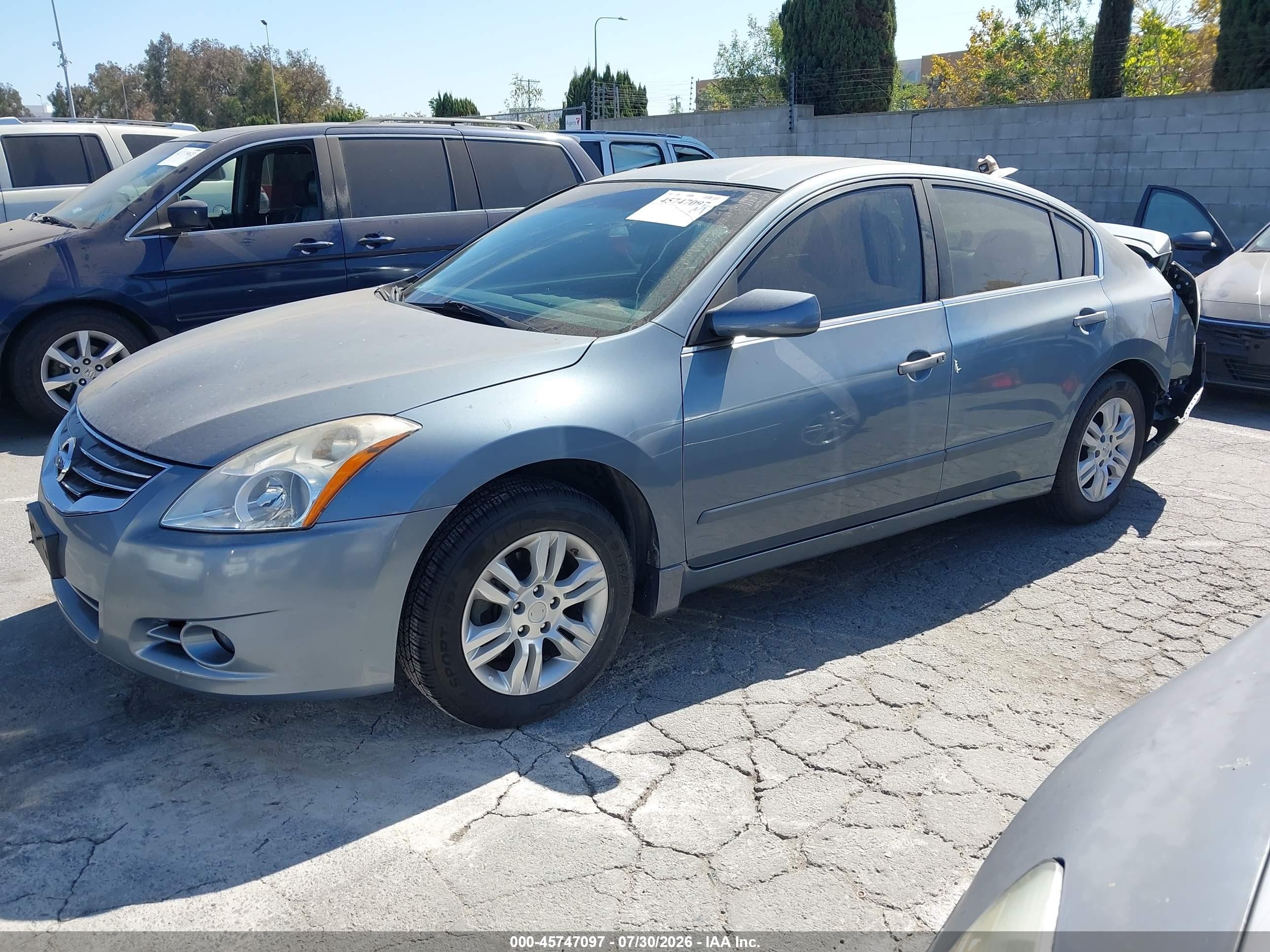 2012 Nissan Altima 2.5 S Blue vin: 1N4AL2AP7CN472373