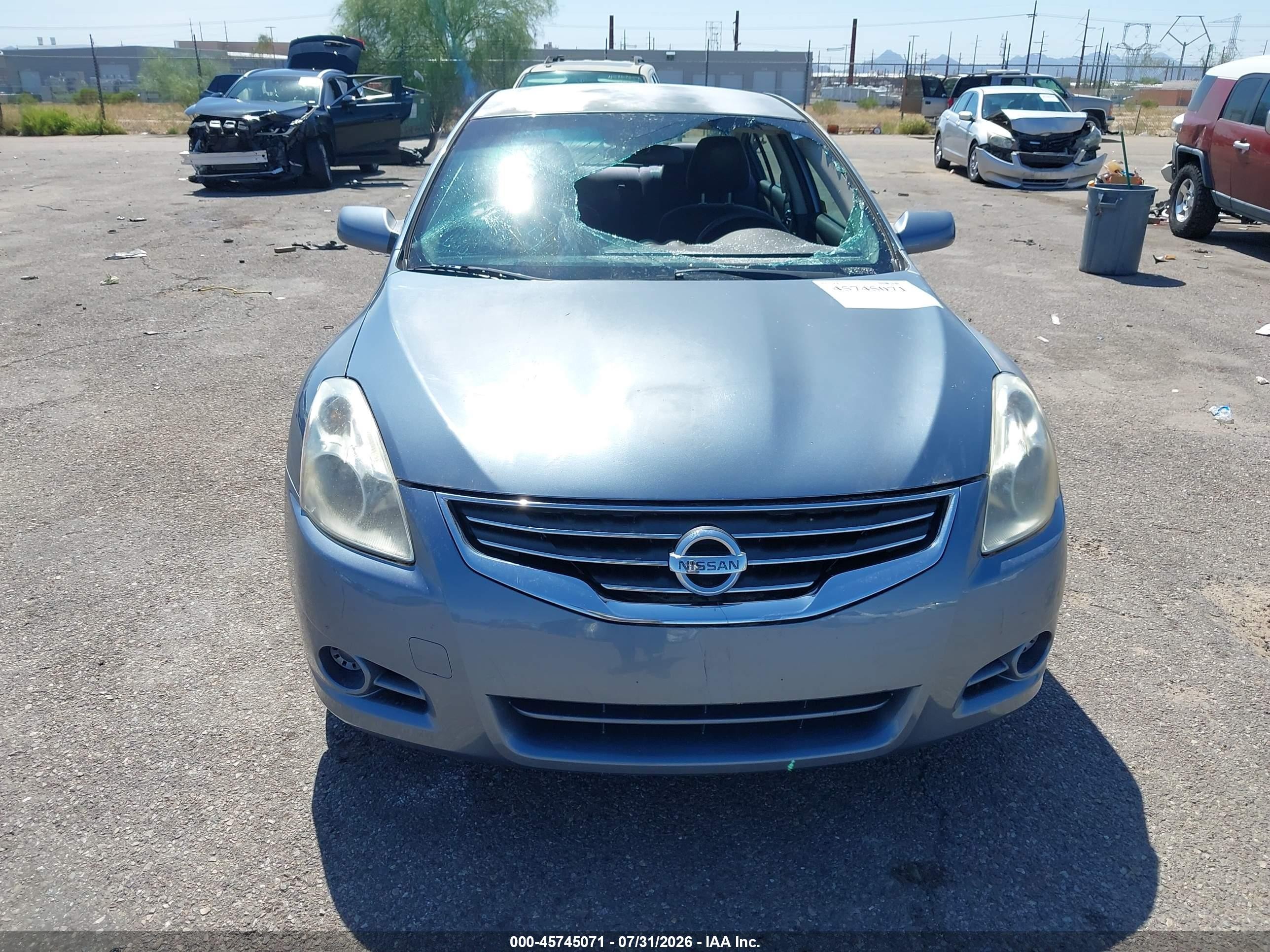 2012 Nissan Altima 2.5 S Gray vin: 1N4AL2AP7CN473281