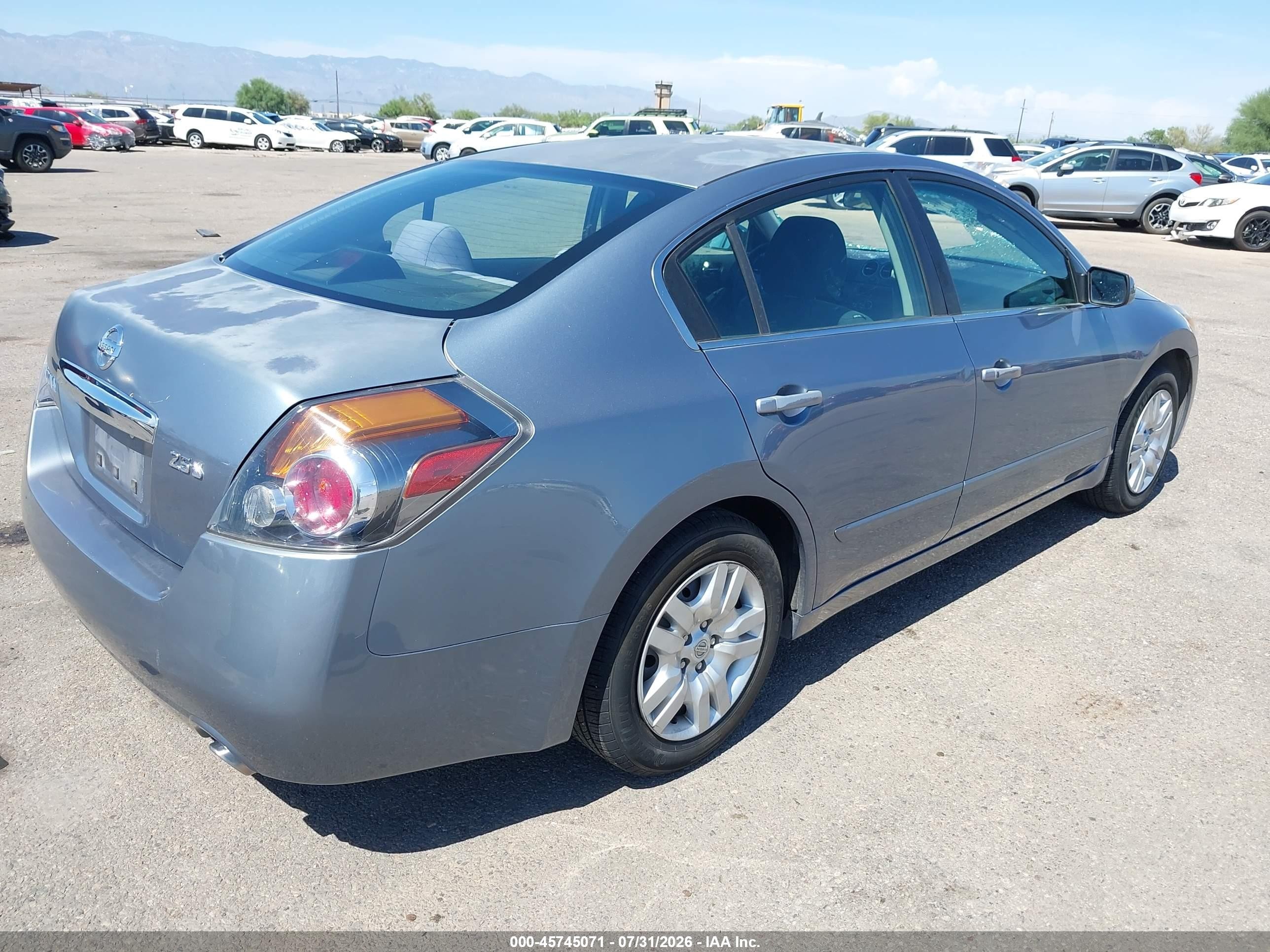 2012 Nissan Altima 2.5 S Gray vin: 1N4AL2AP7CN473281
