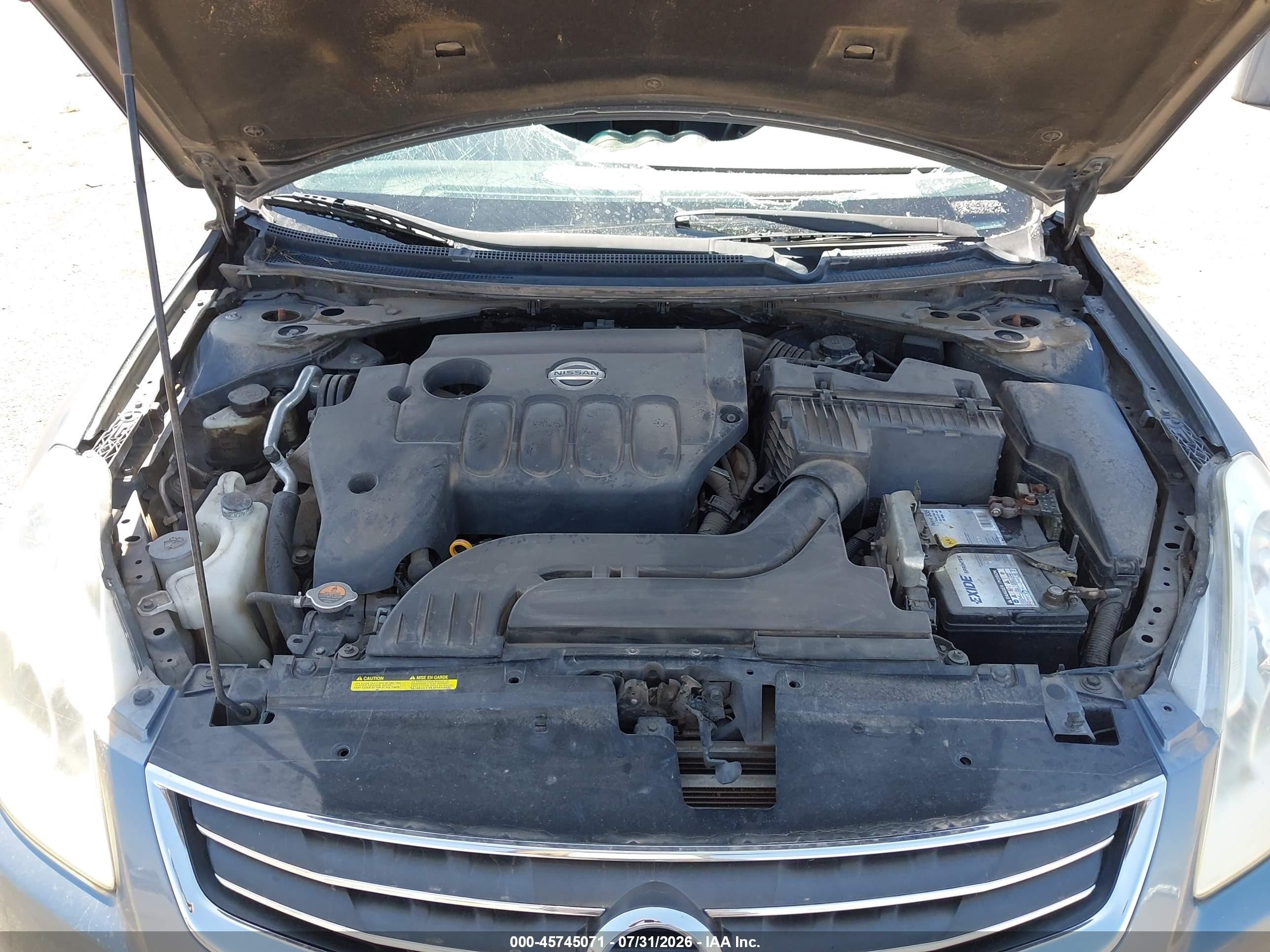 2012 Nissan Altima 2.5 S Gray vin: 1N4AL2AP7CN473281
