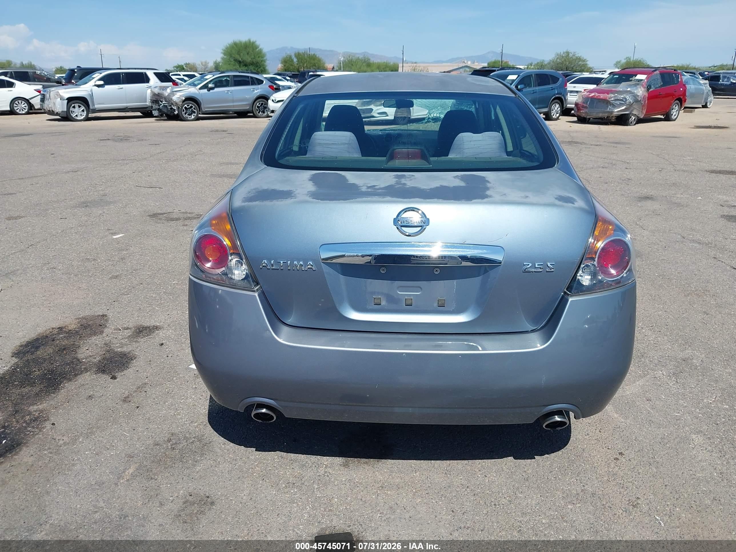 2012 Nissan Altima 2.5 S Gray vin: 1N4AL2AP7CN473281
