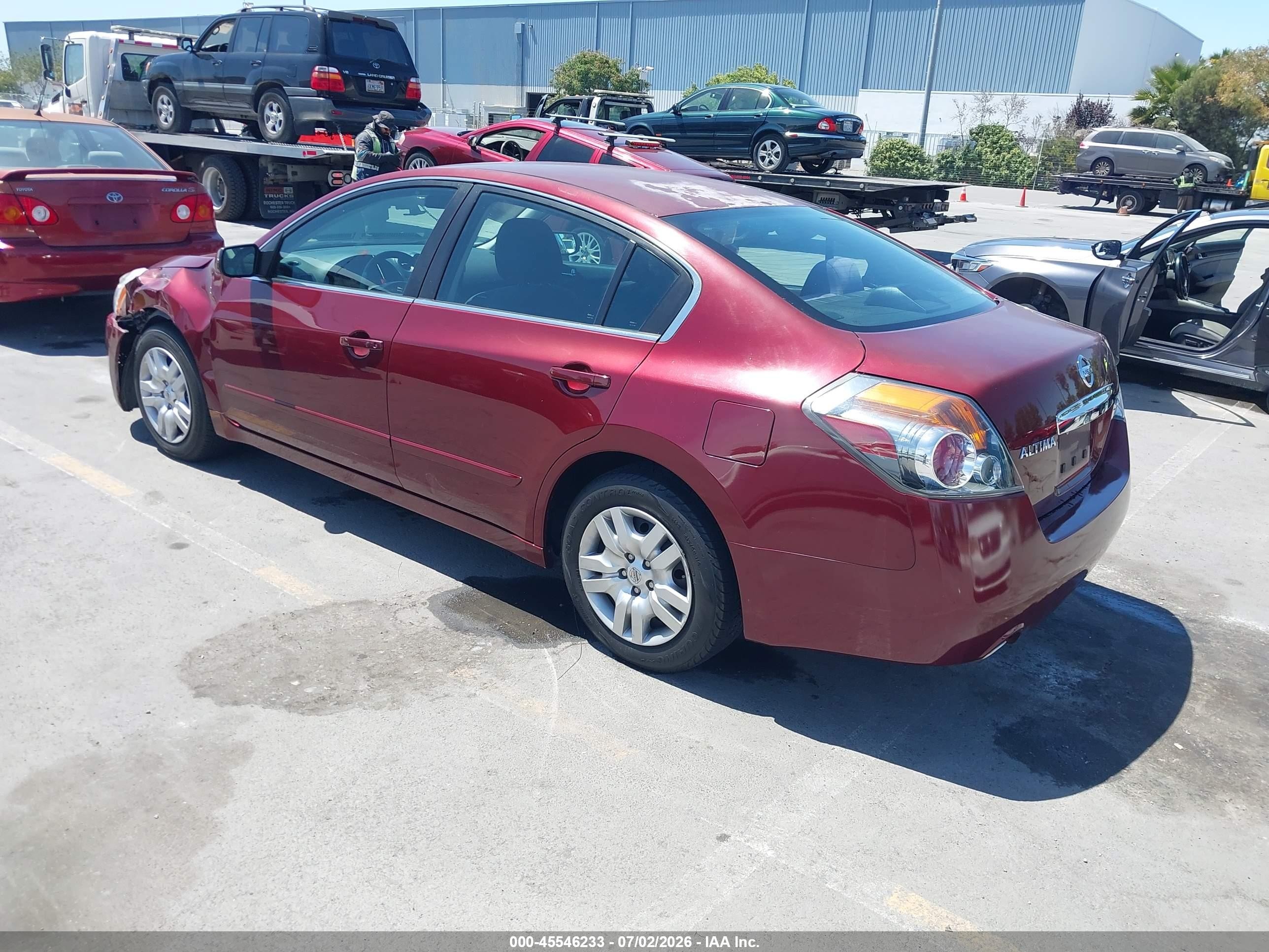 2012 Nissan Altima 2.5 S Maroon vin: 1N4AL2AP7CN482143