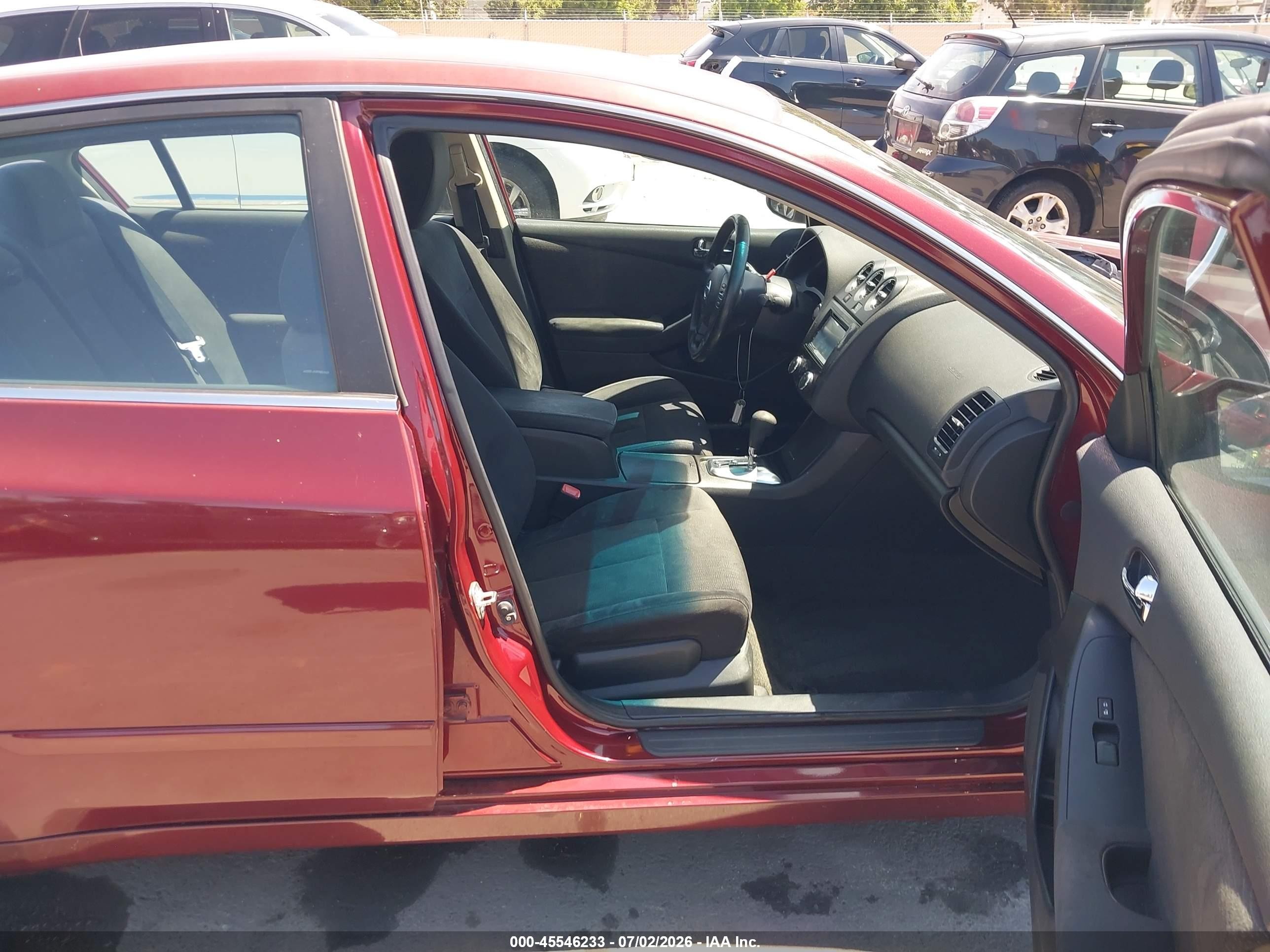 2012 Nissan Altima 2.5 S Maroon vin: 1N4AL2AP7CN482143