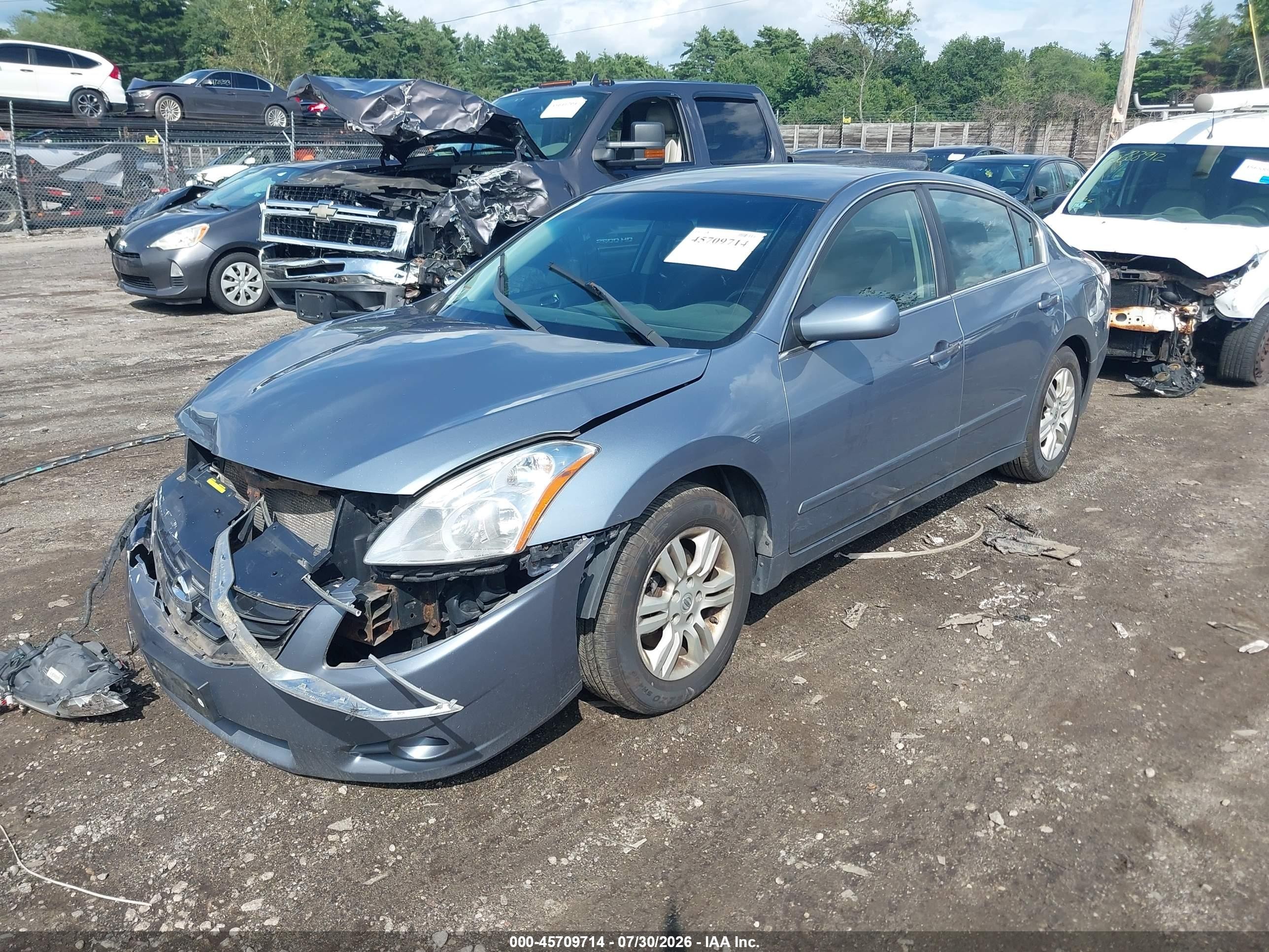 2012 Nissan Altima 2.5 S Серый vin: 1N4AL2AP7CN490369