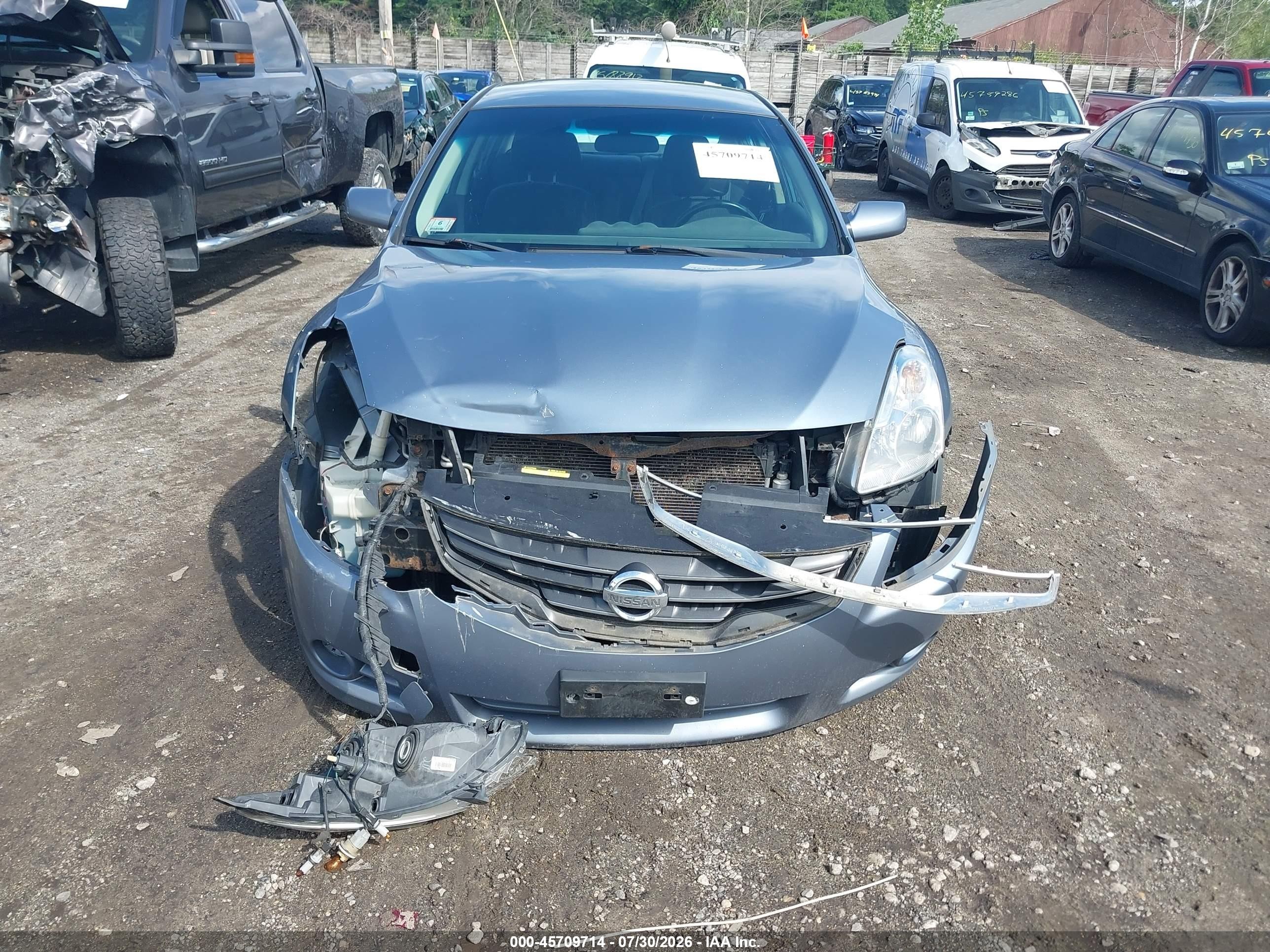 2012 Nissan Altima 2.5 S Серый vin: 1N4AL2AP7CN490369