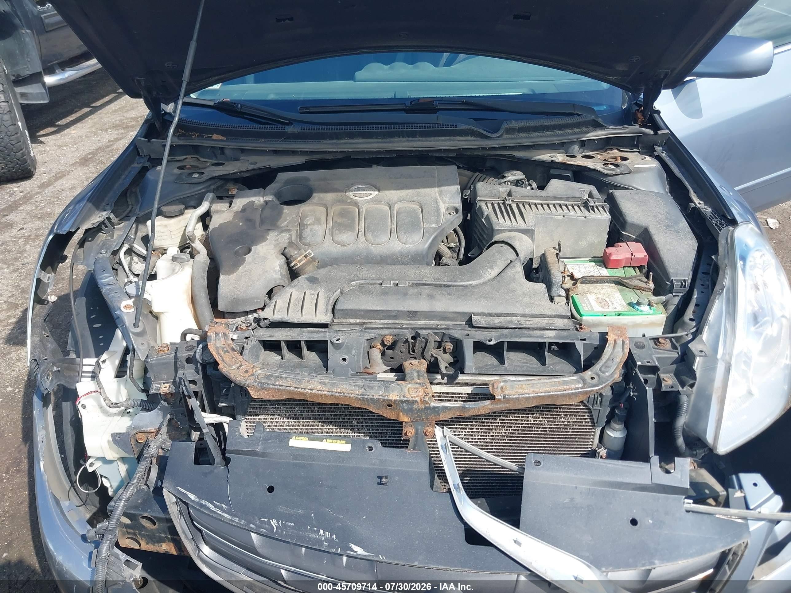 2012 Nissan Altima 2.5 S Серый vin: 1N4AL2AP7CN490369