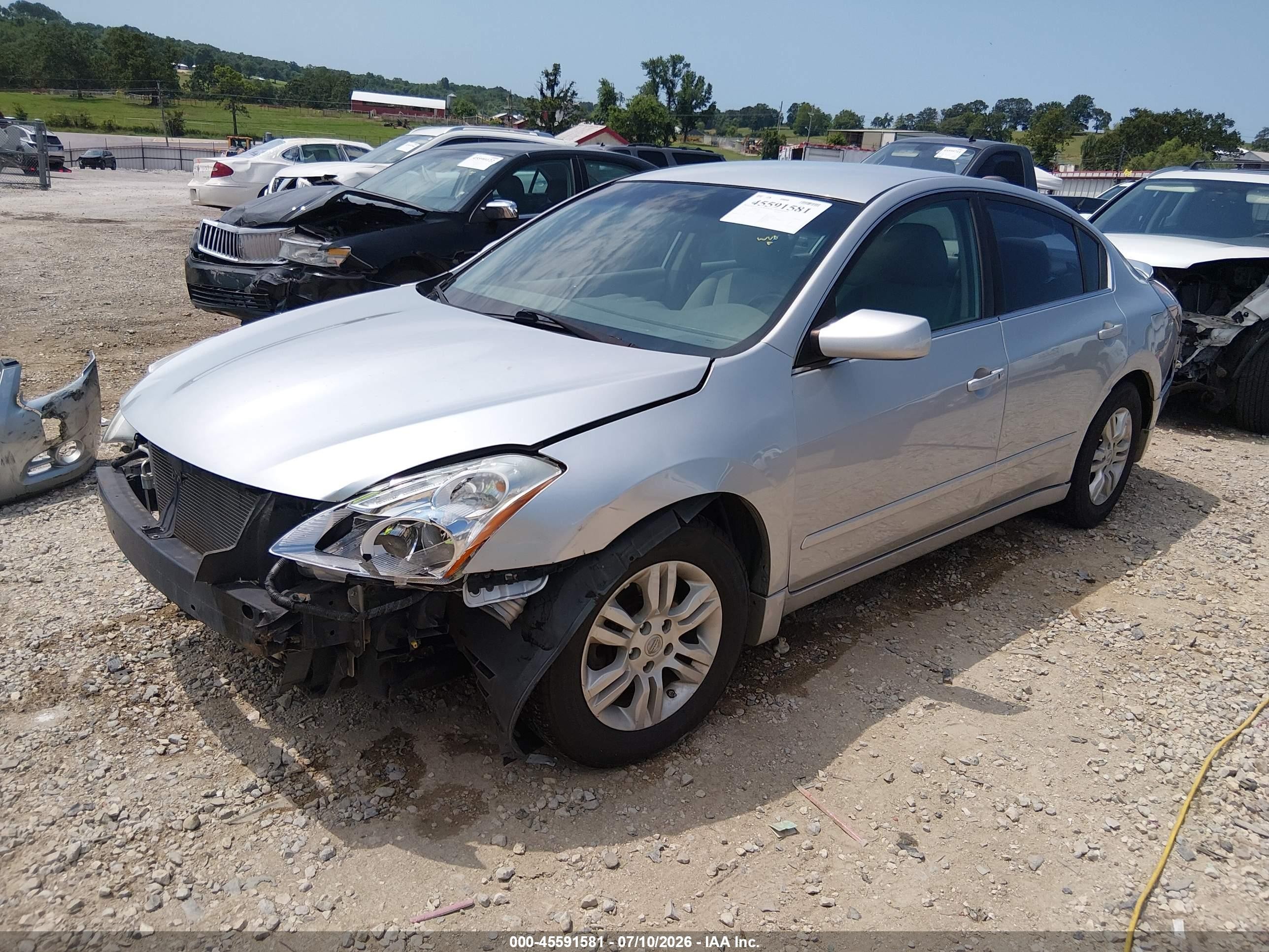 2012 Nissan Altima 2.5 S Silver vin: 1N4AL2AP7CN503766