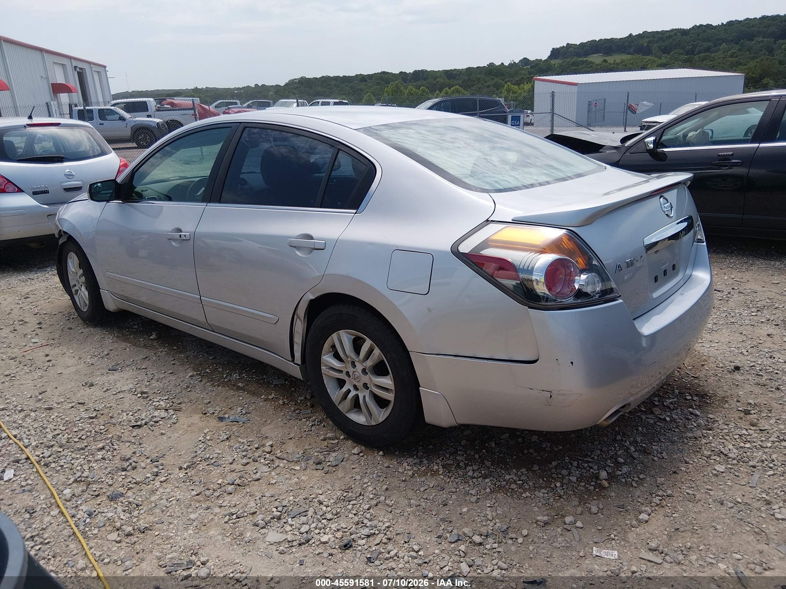 2012 Nissan Altima 2.5 S Silver vin: 1N4AL2AP7CN503766
