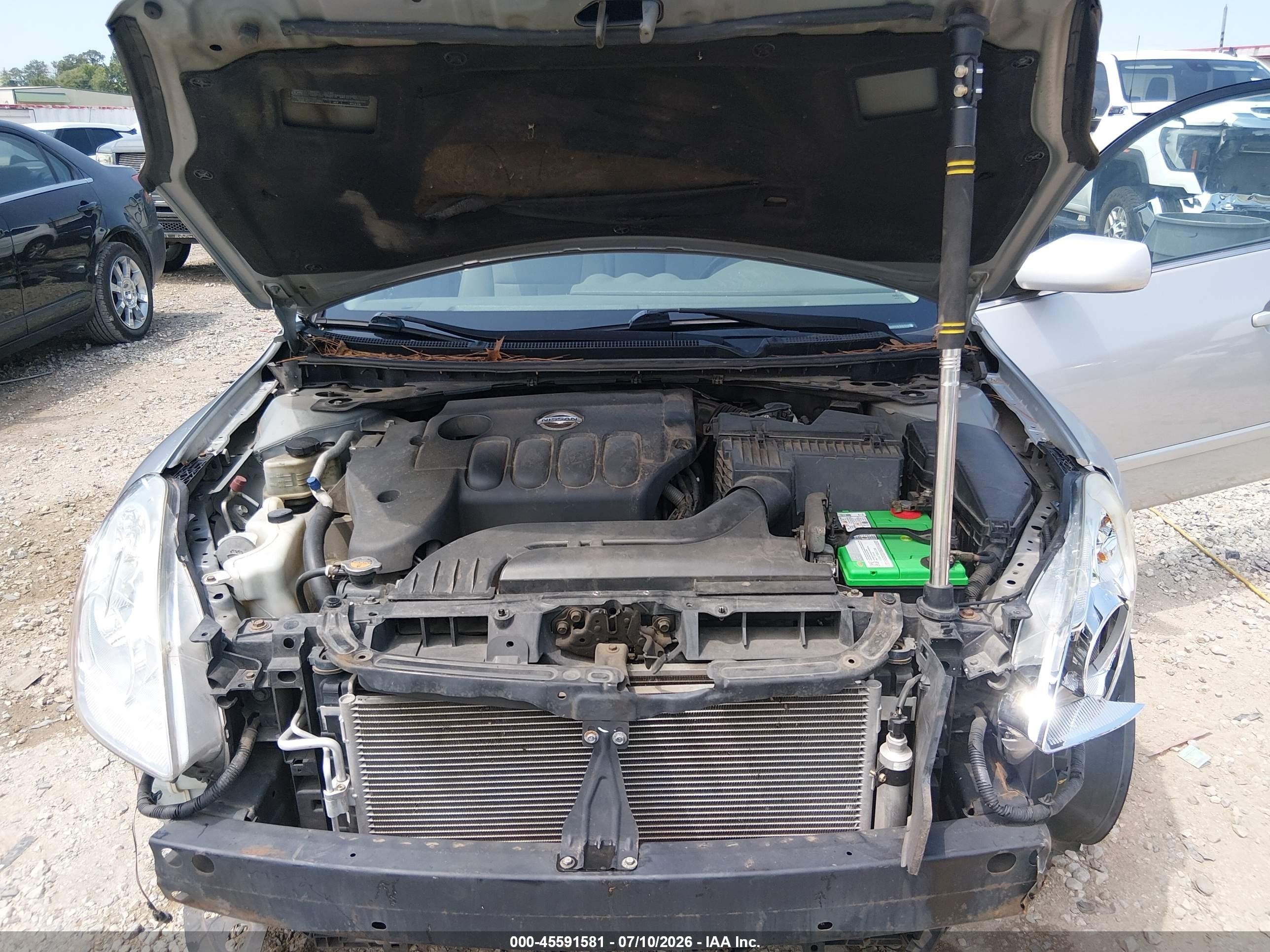 2012 Nissan Altima 2.5 S Silver vin: 1N4AL2AP7CN503766