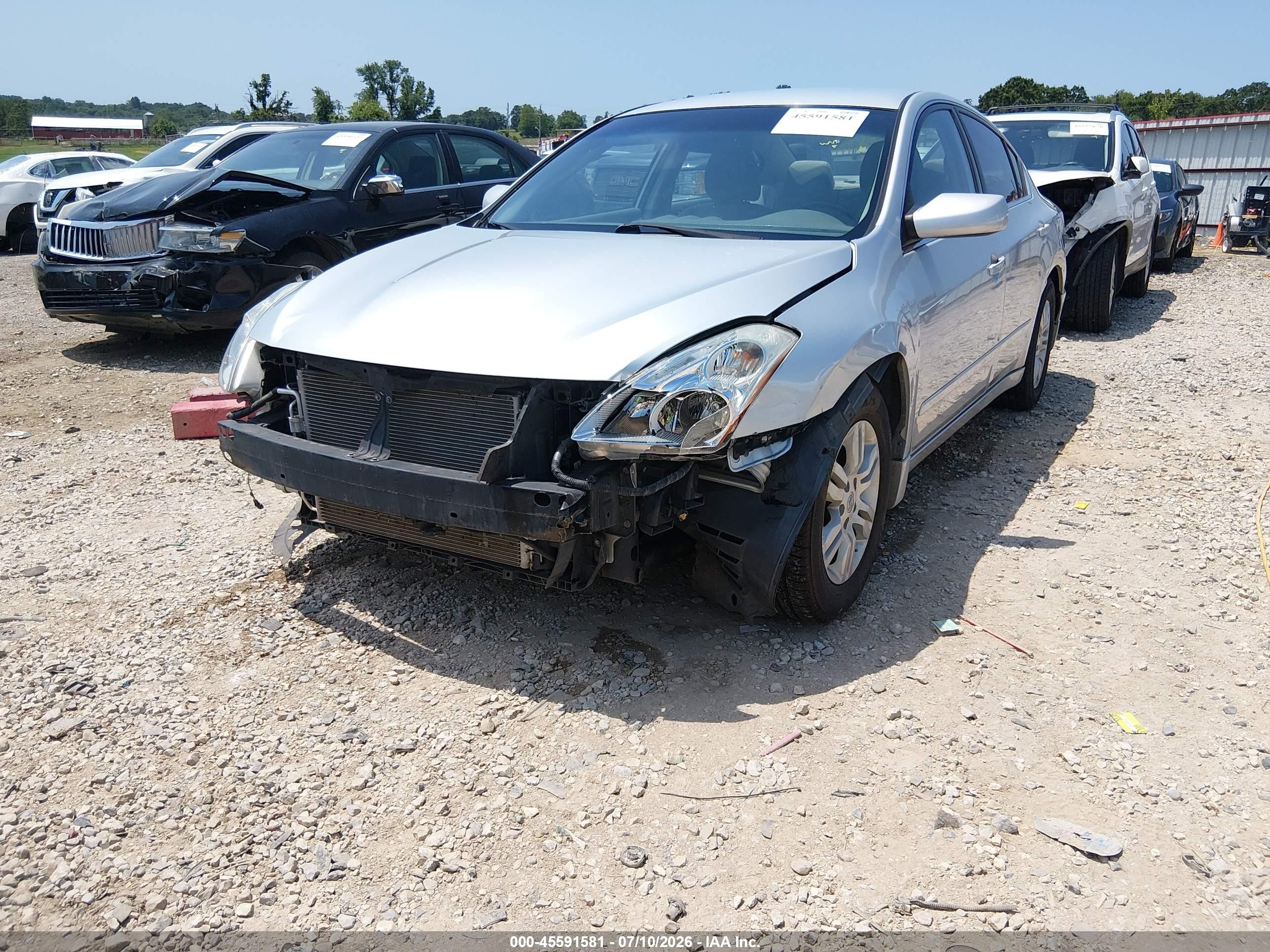 2012 Nissan Altima 2.5 S Silver vin: 1N4AL2AP7CN503766