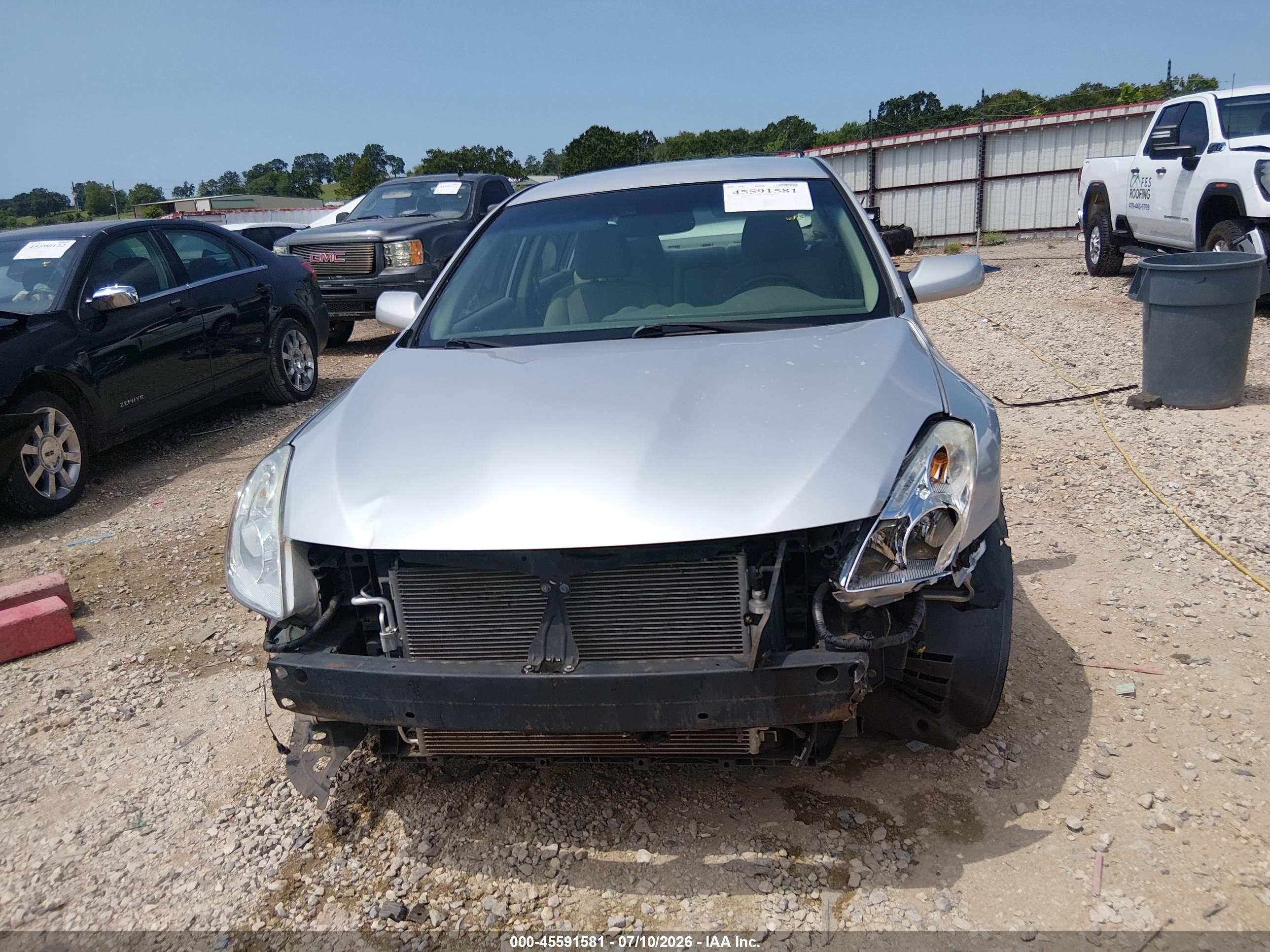 2012 Nissan Altima 2.5 S Silver vin: 1N4AL2AP7CN503766