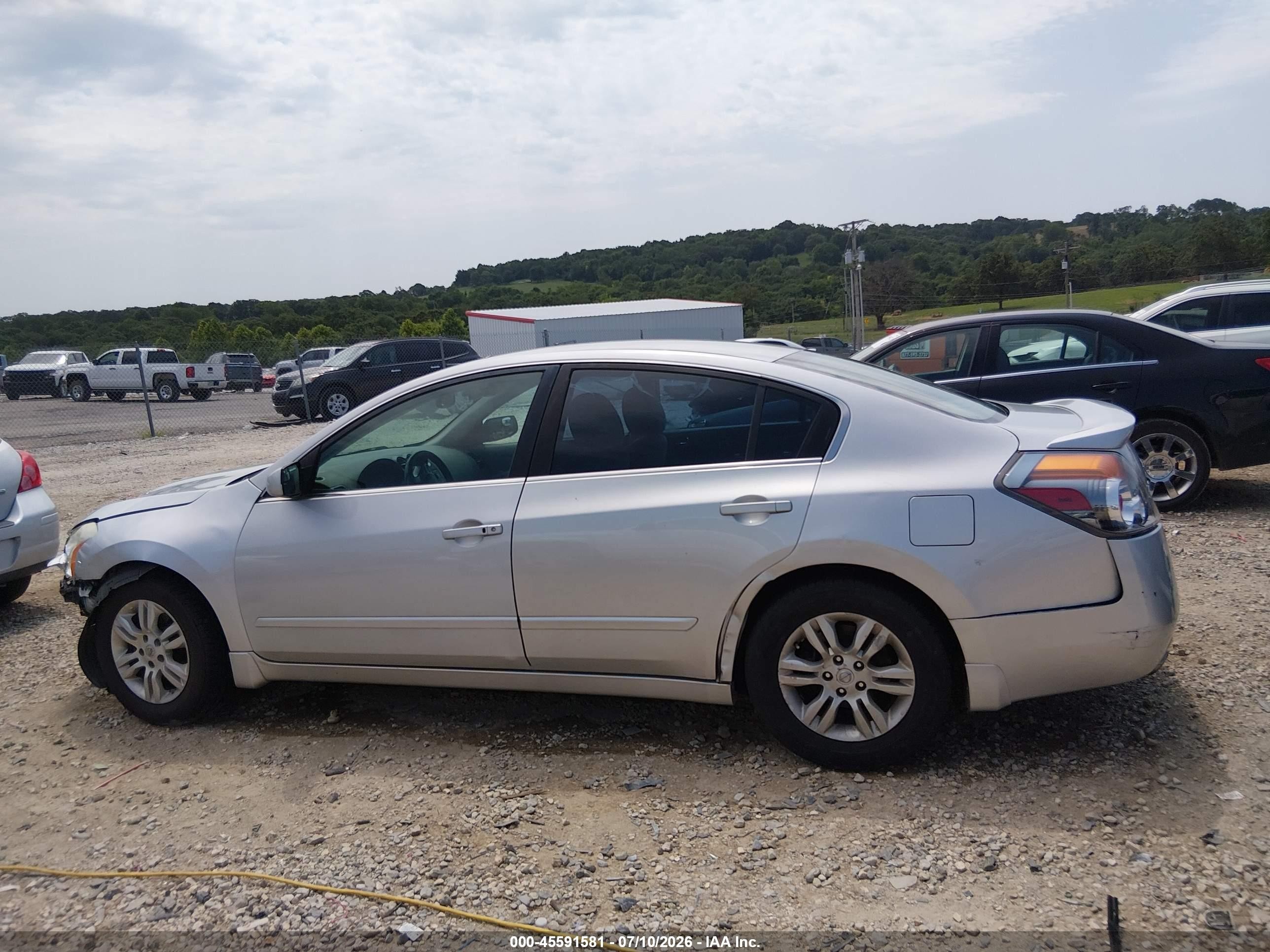 2012 Nissan Altima 2.5 S Silver vin: 1N4AL2AP7CN503766