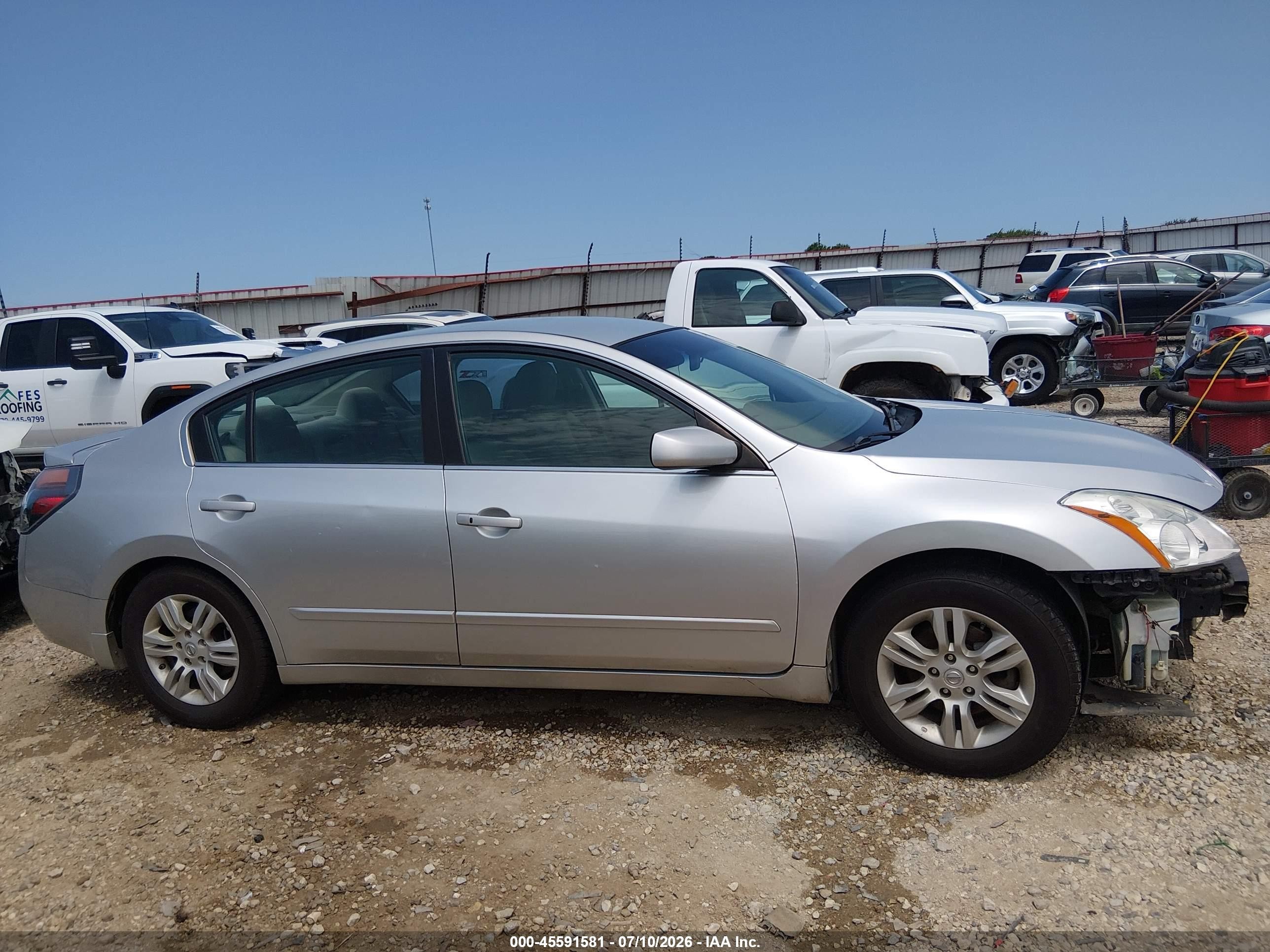 2012 Nissan Altima 2.5 S Silver vin: 1N4AL2AP7CN503766