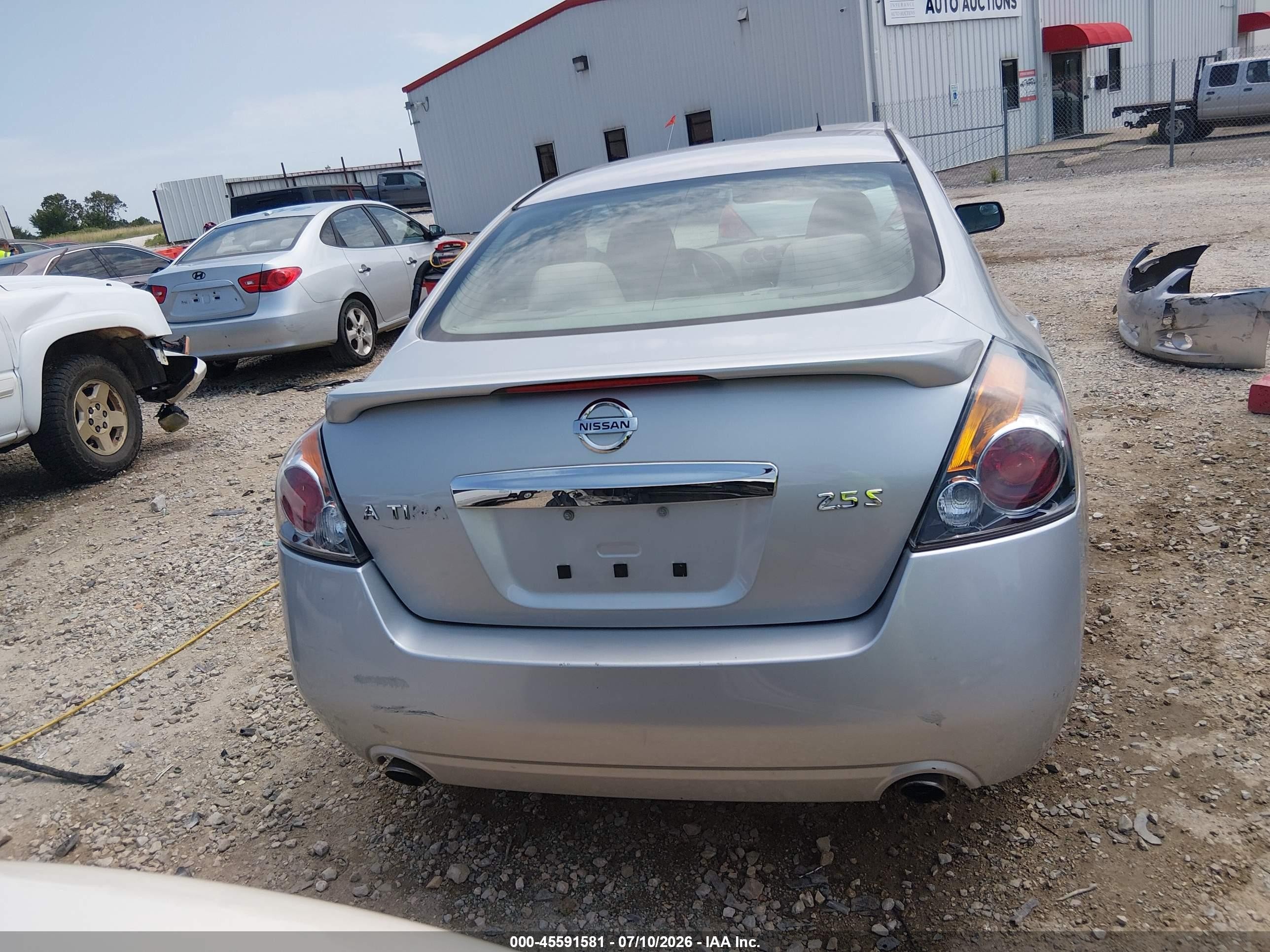 2012 Nissan Altima 2.5 S Silver vin: 1N4AL2AP7CN503766