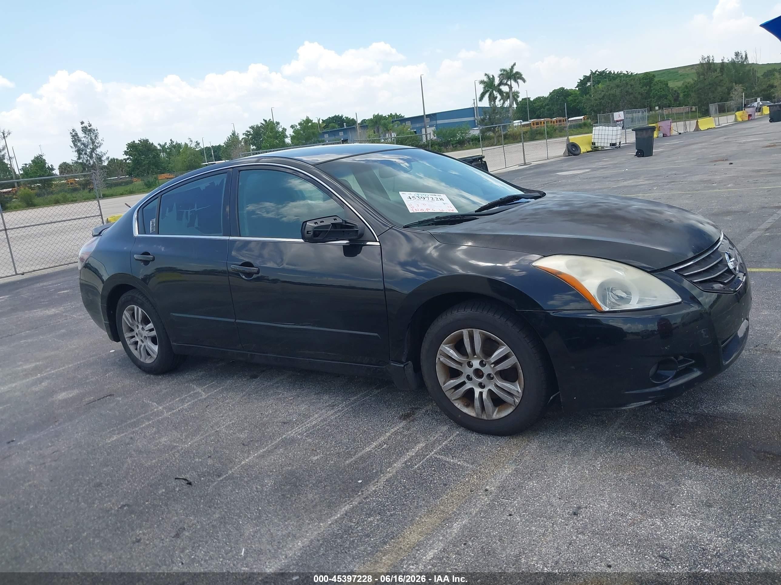 2012 Nissan Altima 2.5 S Черный vin: 1N4AL2AP7CN506991