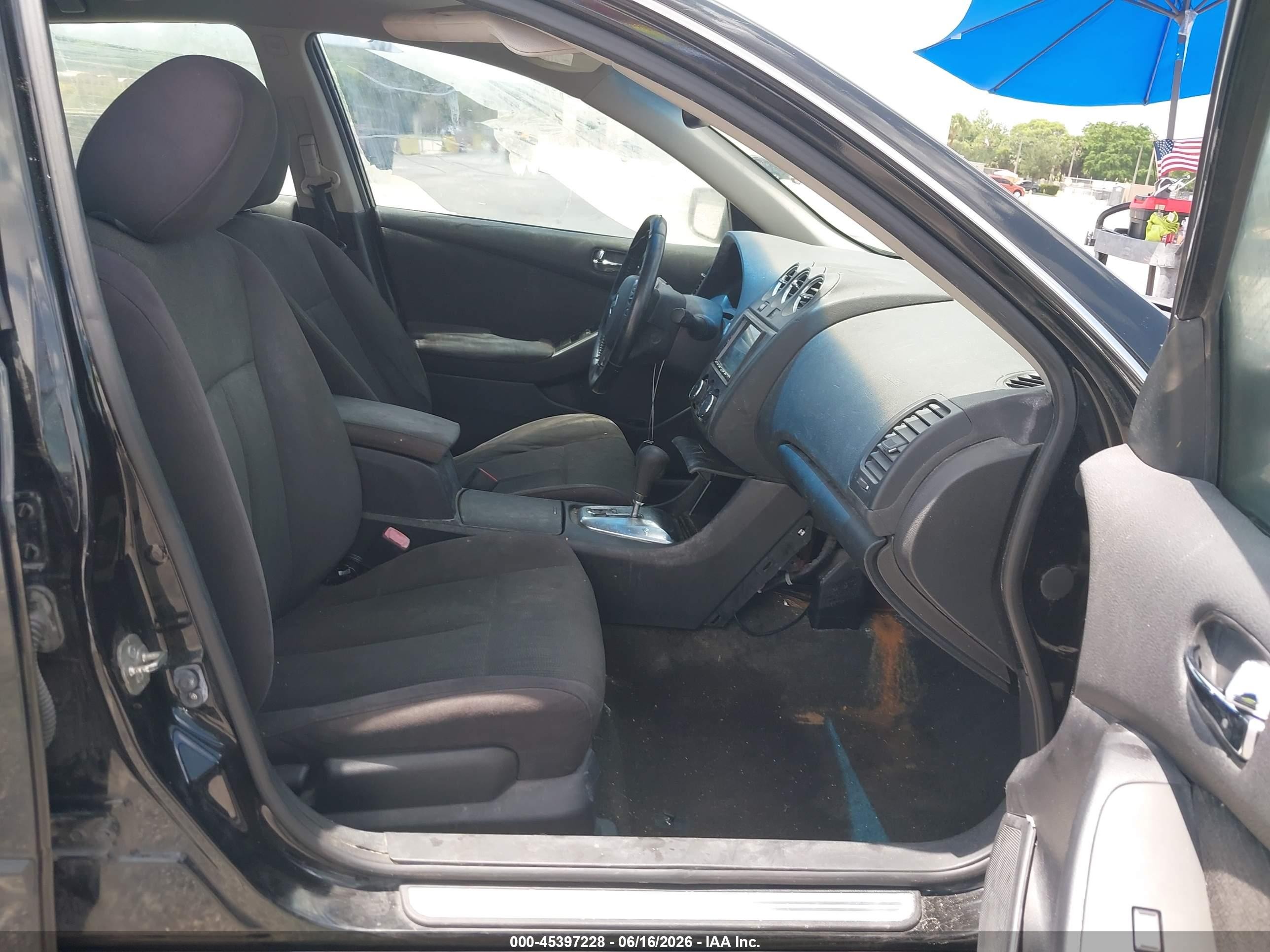 2012 Nissan Altima 2.5 S Черный vin: 1N4AL2AP7CN506991