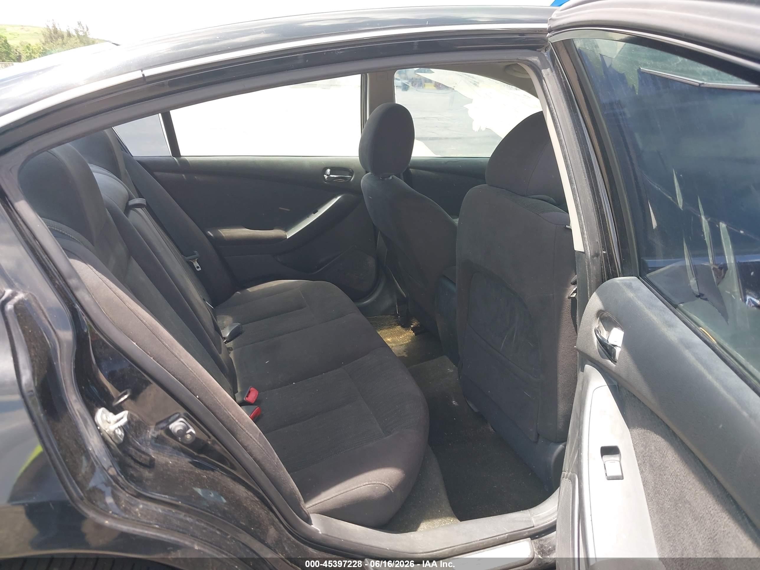 2012 Nissan Altima 2.5 S Черный vin: 1N4AL2AP7CN506991