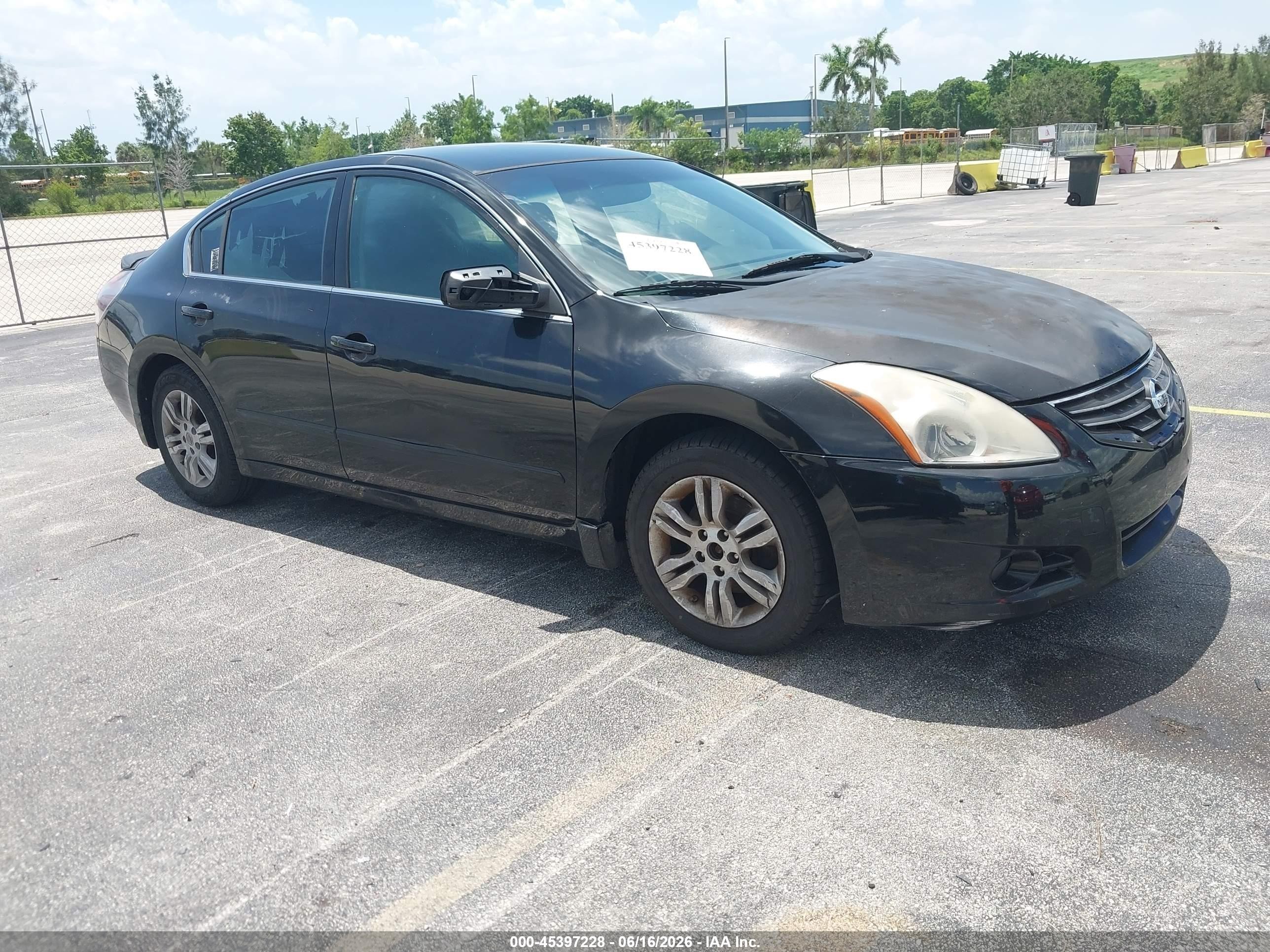2012 Nissan Altima 2.5 S Черный vin: 1N4AL2AP7CN506991