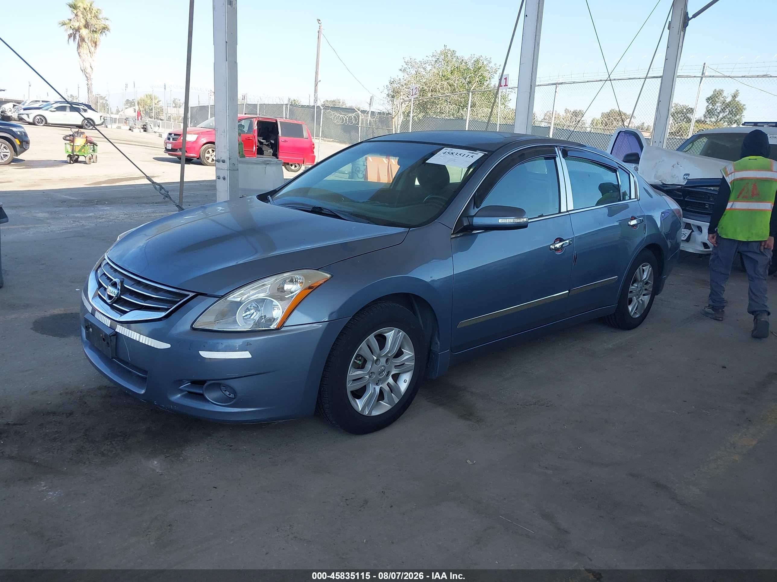 2012 Nissan Altima 2.5 S Light Blue vin: 1N4AL2AP7CN507672