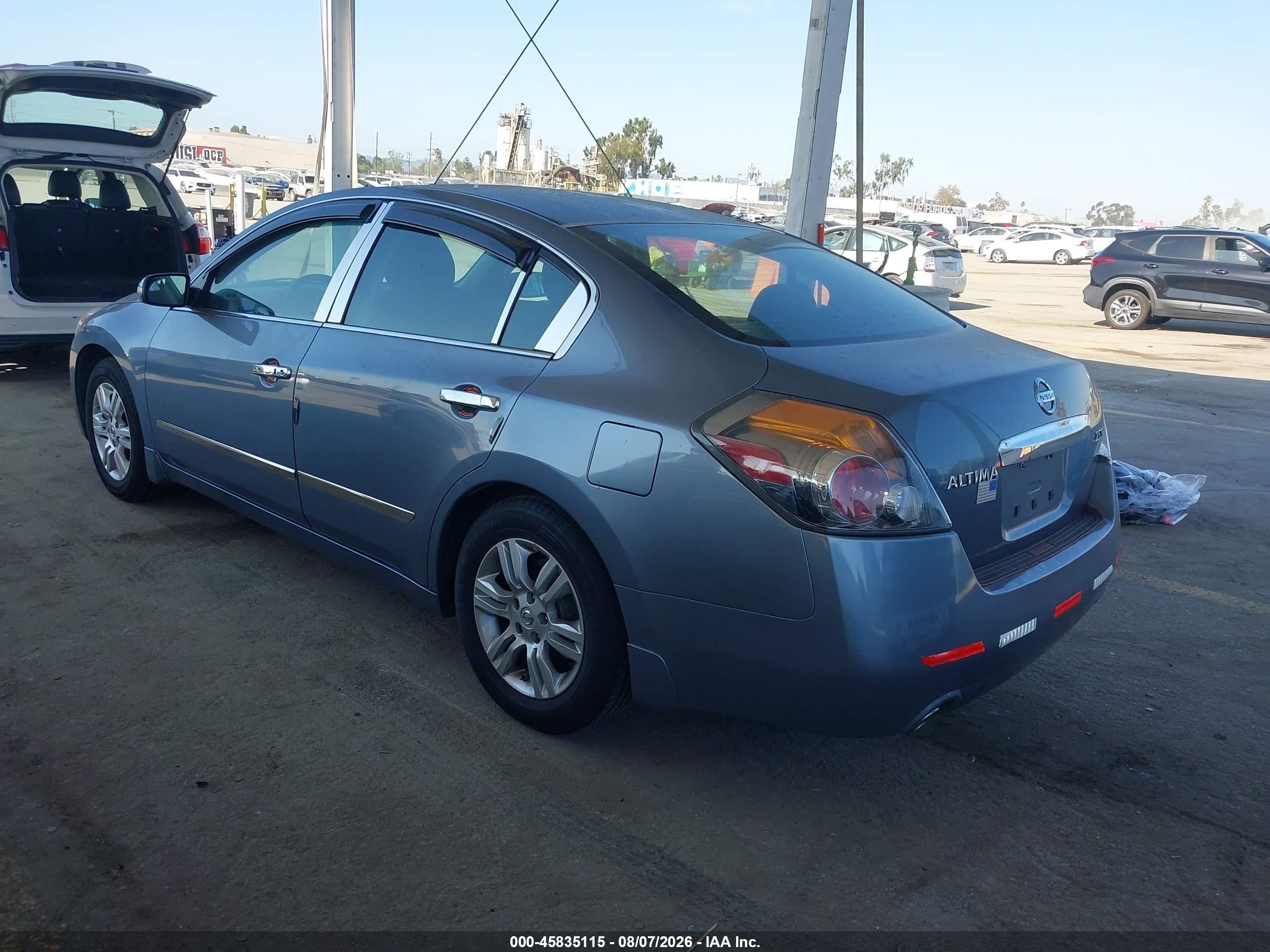 2012 Nissan Altima 2.5 S Light Blue vin: 1N4AL2AP7CN507672