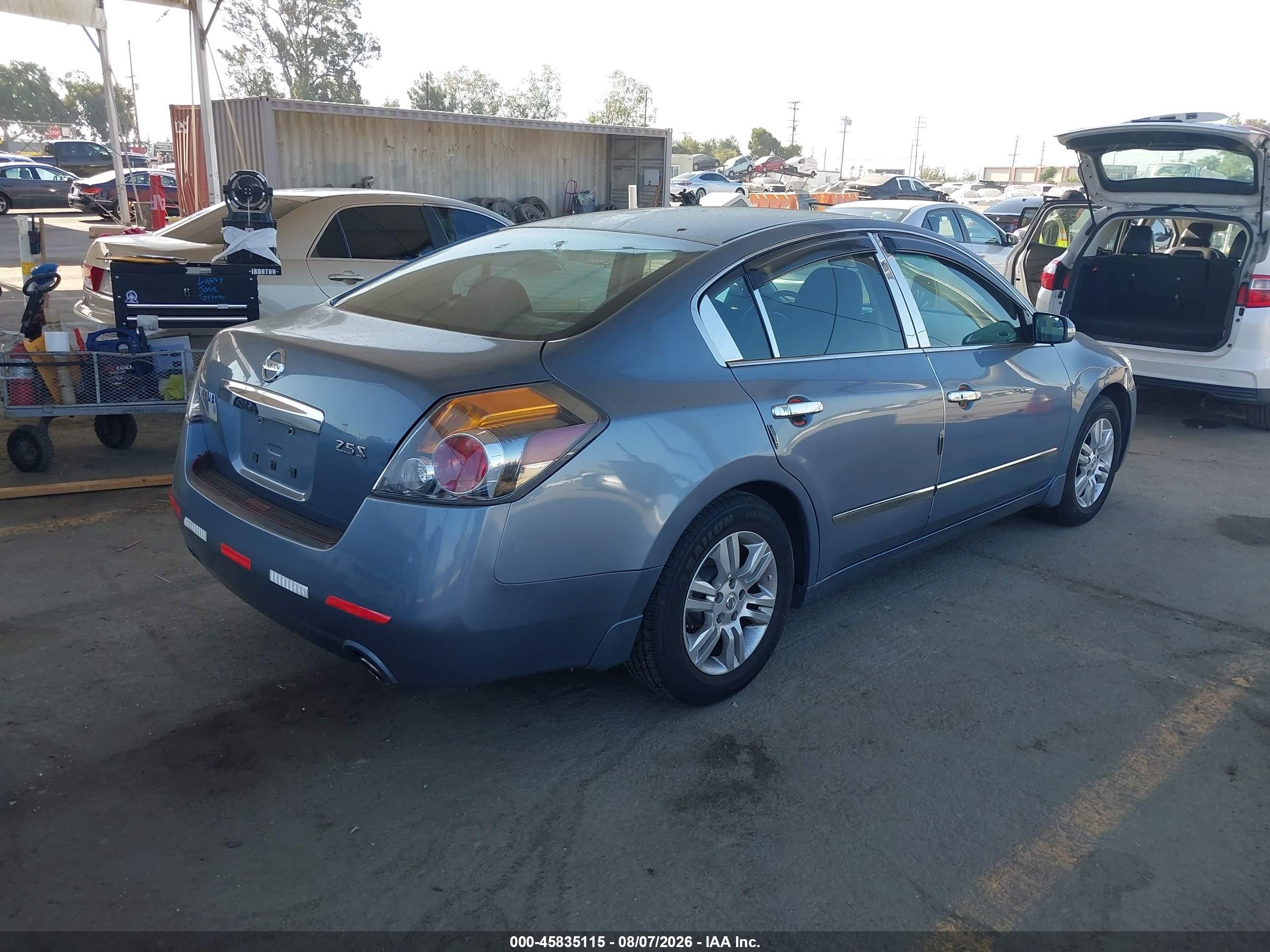 2012 Nissan Altima 2.5 S Light Blue vin: 1N4AL2AP7CN507672