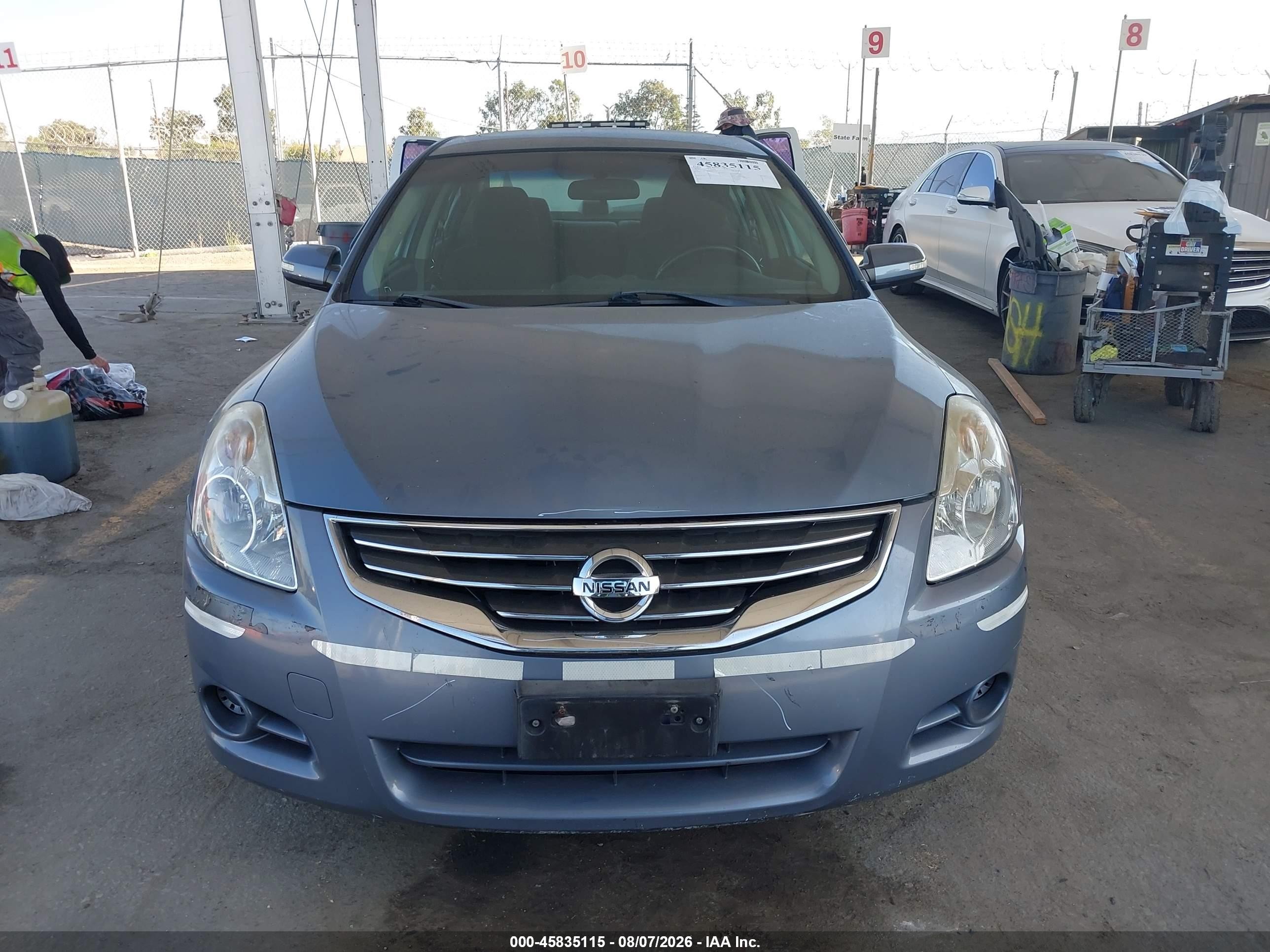 2012 Nissan Altima 2.5 S Light Blue vin: 1N4AL2AP7CN507672