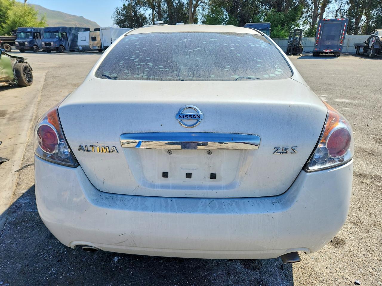 2012 Nissan Altima Base/s White vin: 1N4AL2AP7CN511270