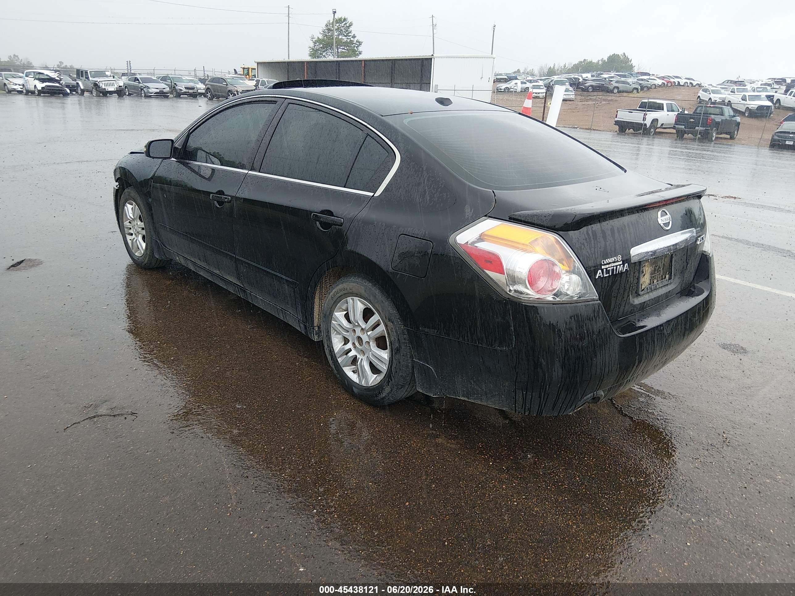 2012 Nissan Altima 2.5 S Black vin: 1N4AL2AP7CN515187