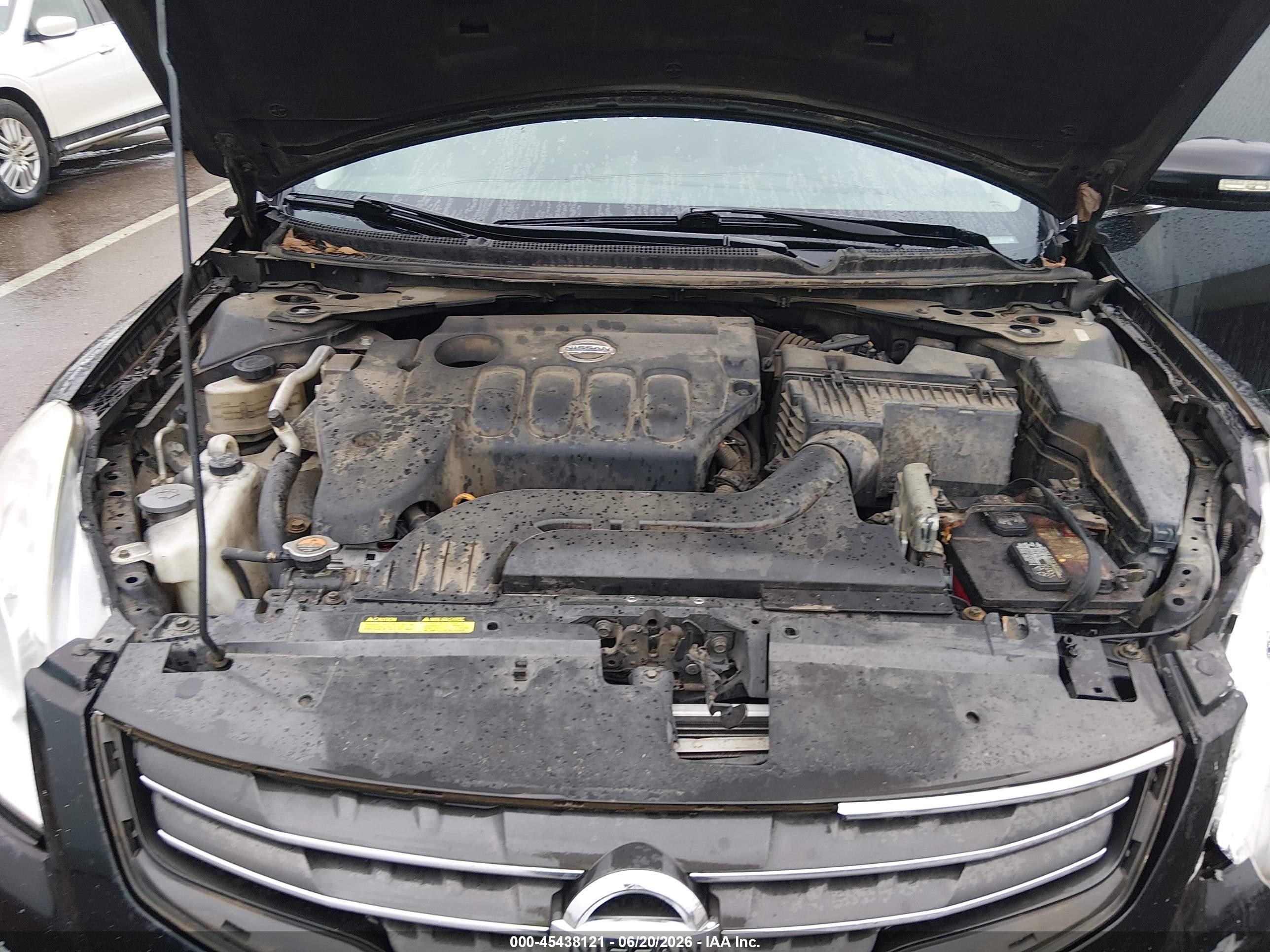 2012 Nissan Altima 2.5 S Black vin: 1N4AL2AP7CN515187