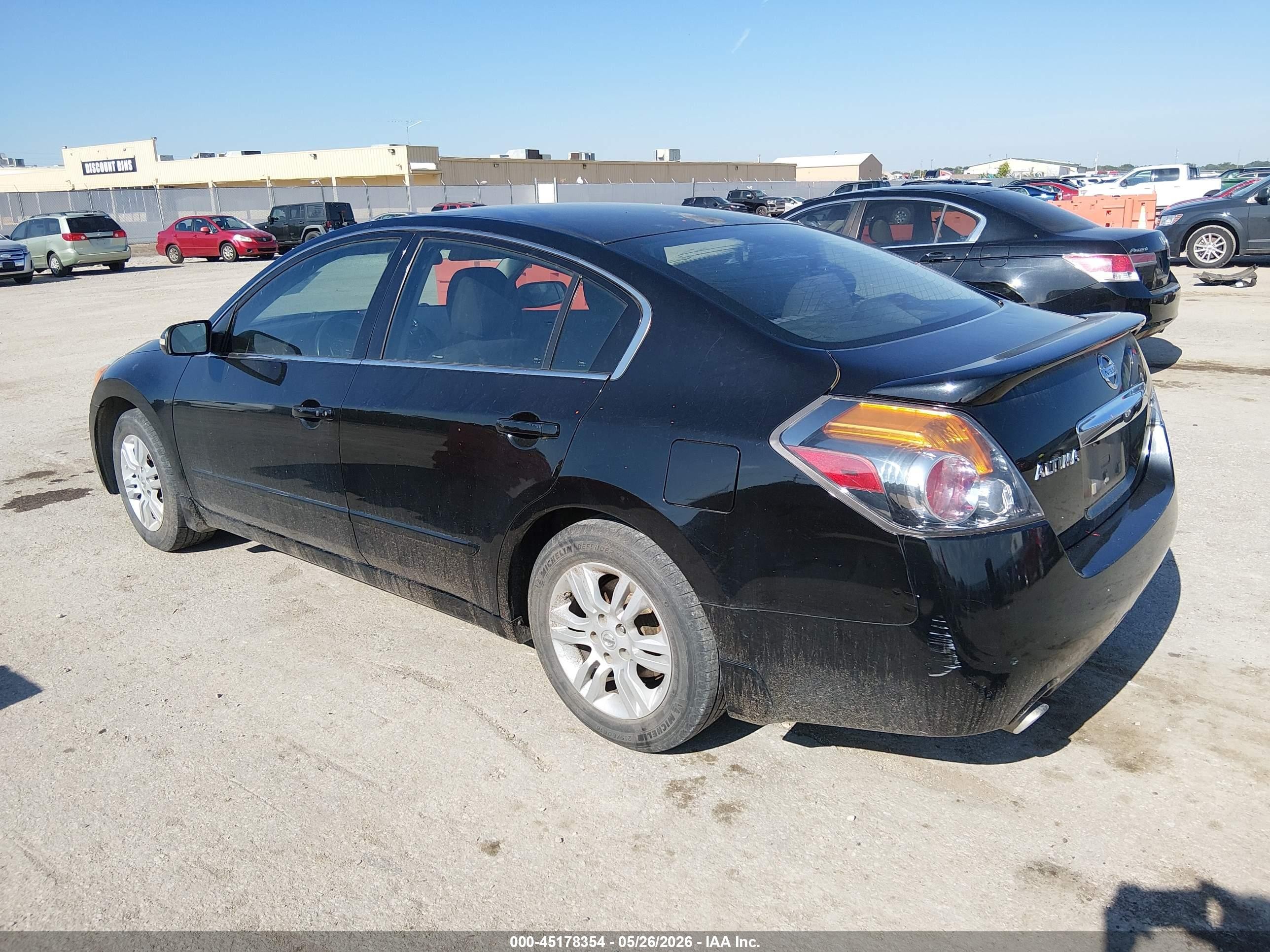 2012 Nissan Altima 2.5 S Black vin: 1N4AL2AP7CN519949