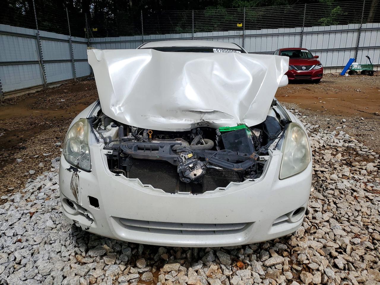 2012 Nissan Altima 2.5 White vin: 1N4AL2AP7CN525248
